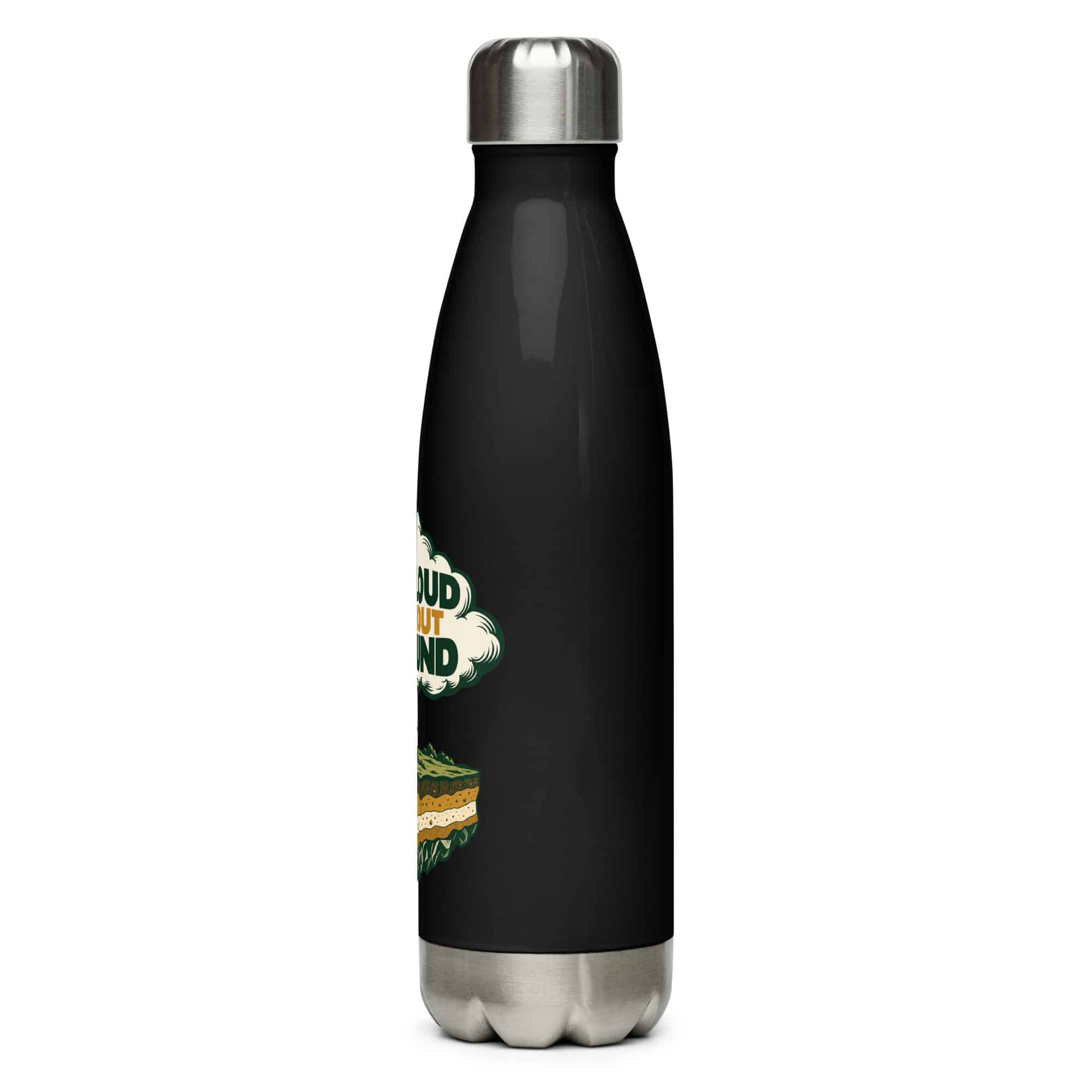 Stainless Steel Water Bottle: No cloud without ground