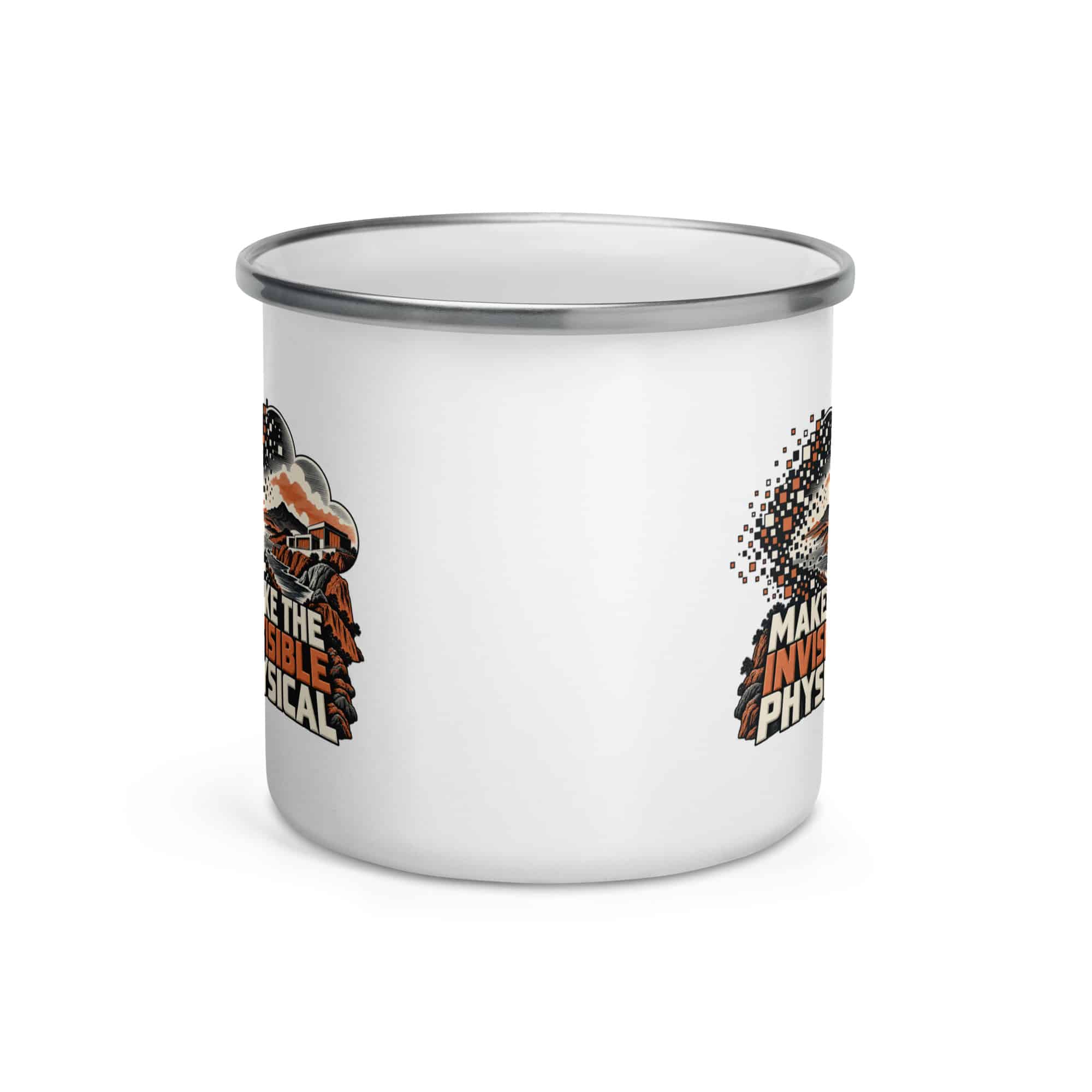 Enamel Camp Mug: Make the invisible physical