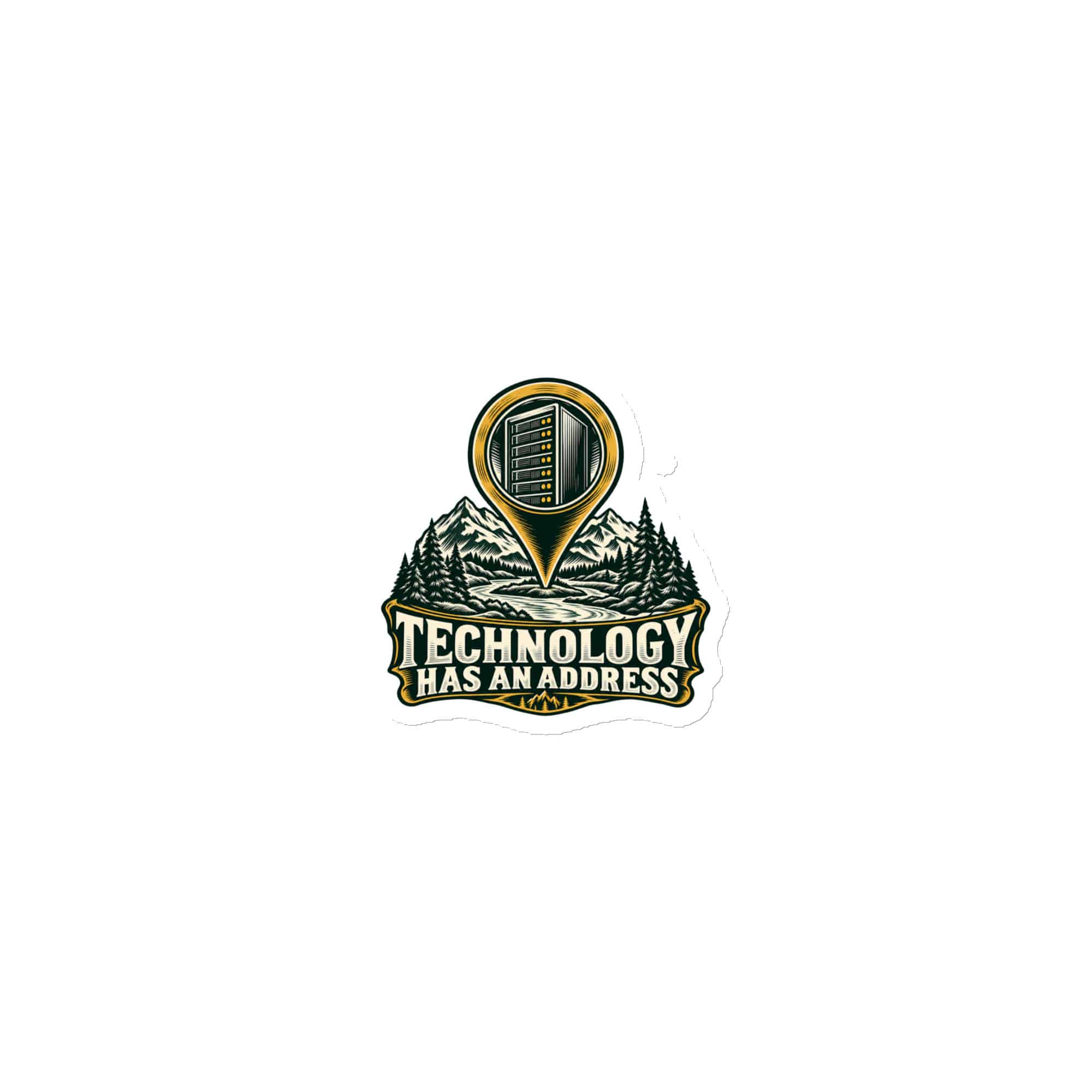 Die-Cut Magnet: Technology has an address