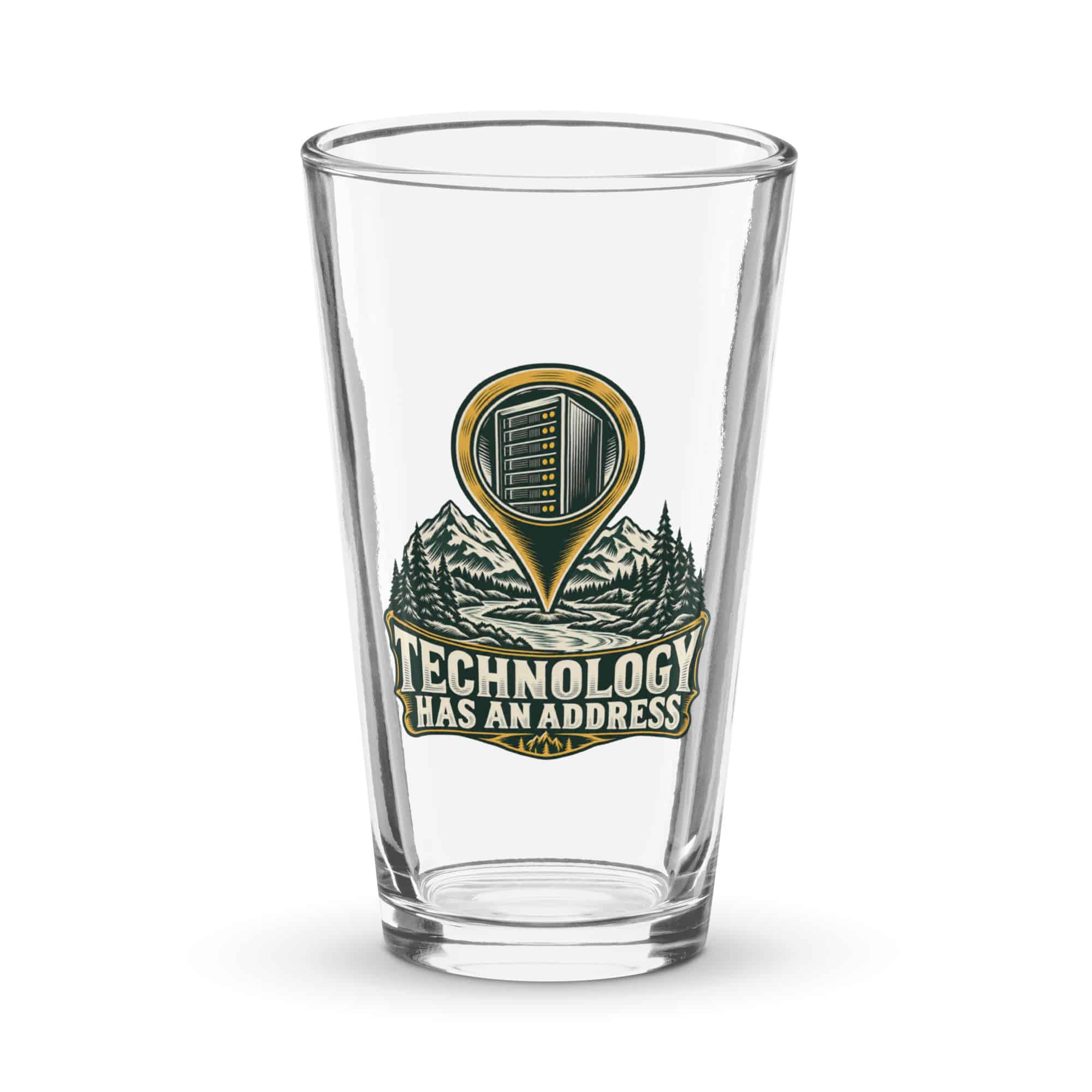Pint Glass: Technology has an address