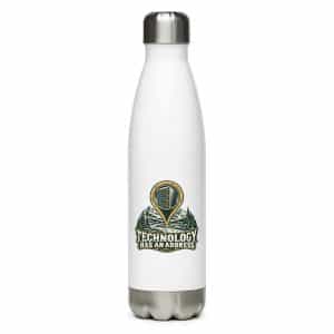 Stainless Steel Water Bottle: Technology has an address - 17 oz - Main
