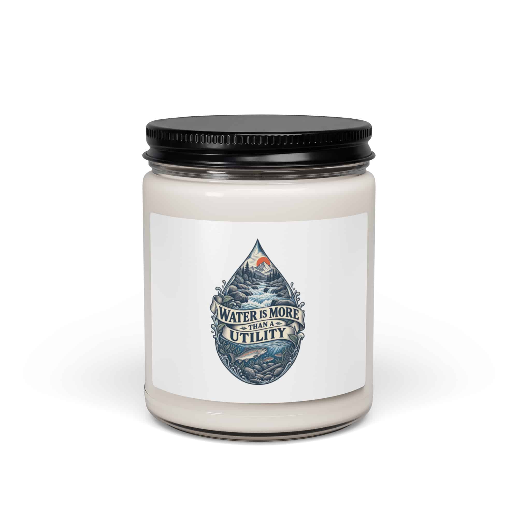 Soy Wax Candle: Water is more than a utility