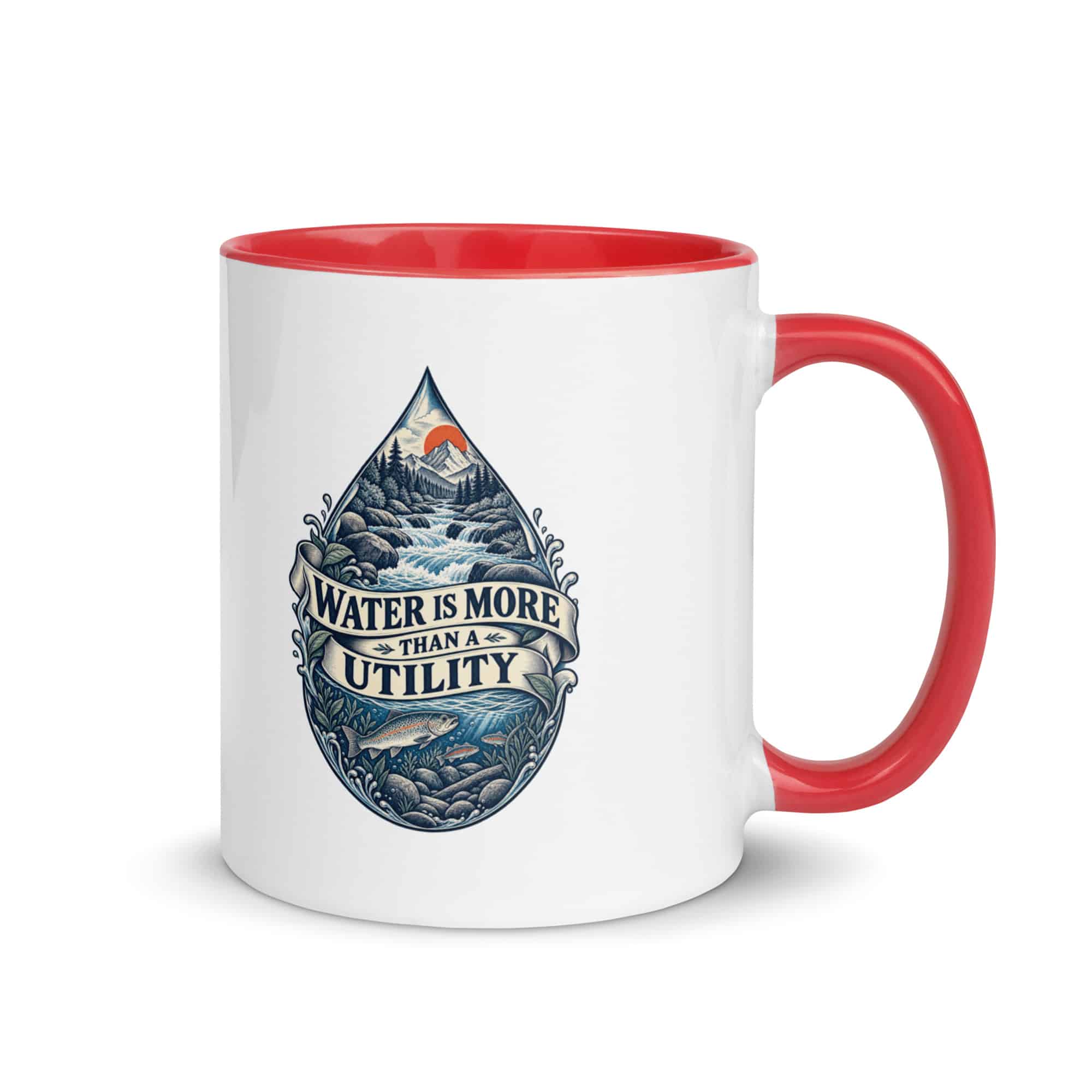 Color Inside Coffee Mug: Water is more than a utility