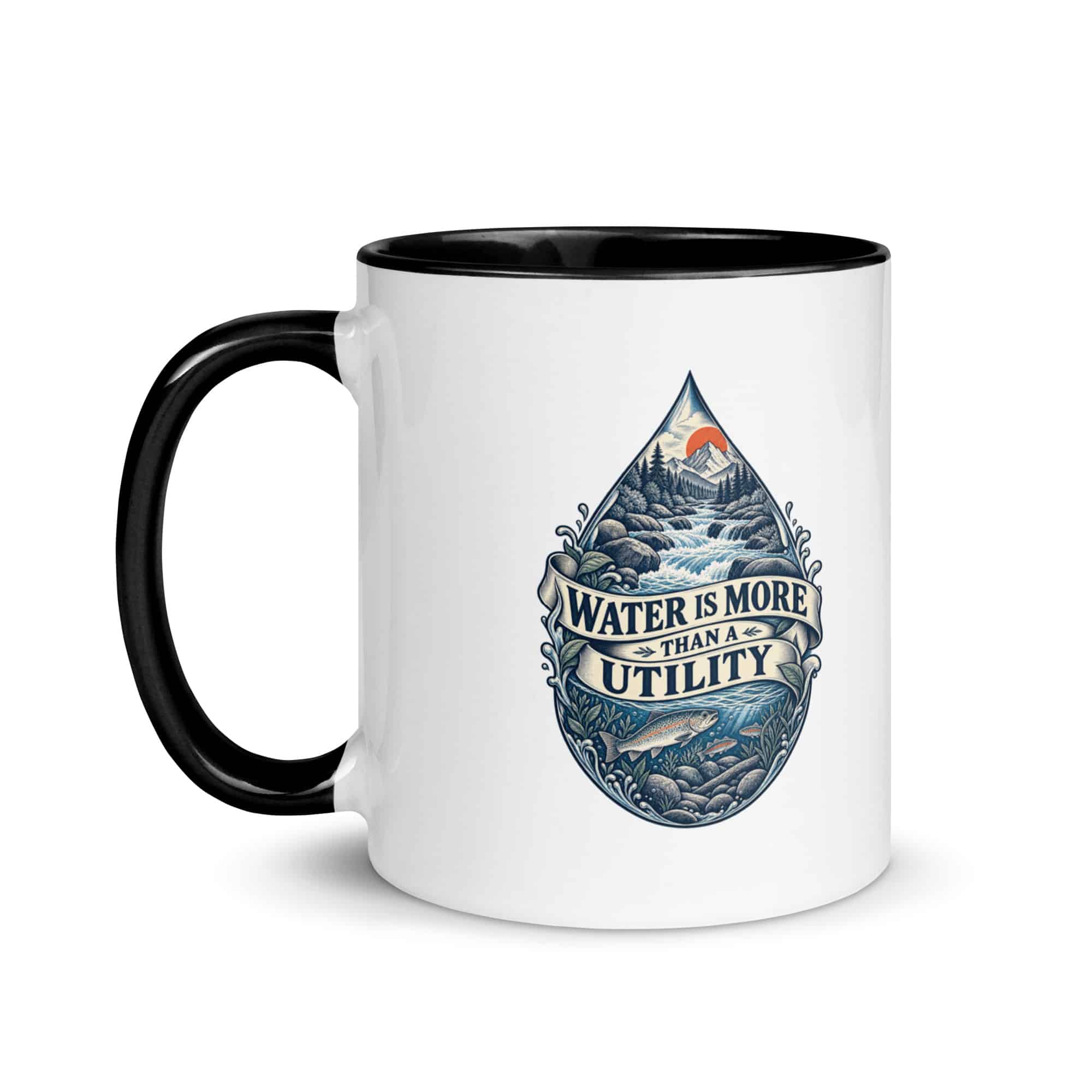 Color Inside Coffee Mug: Water is more than a utility