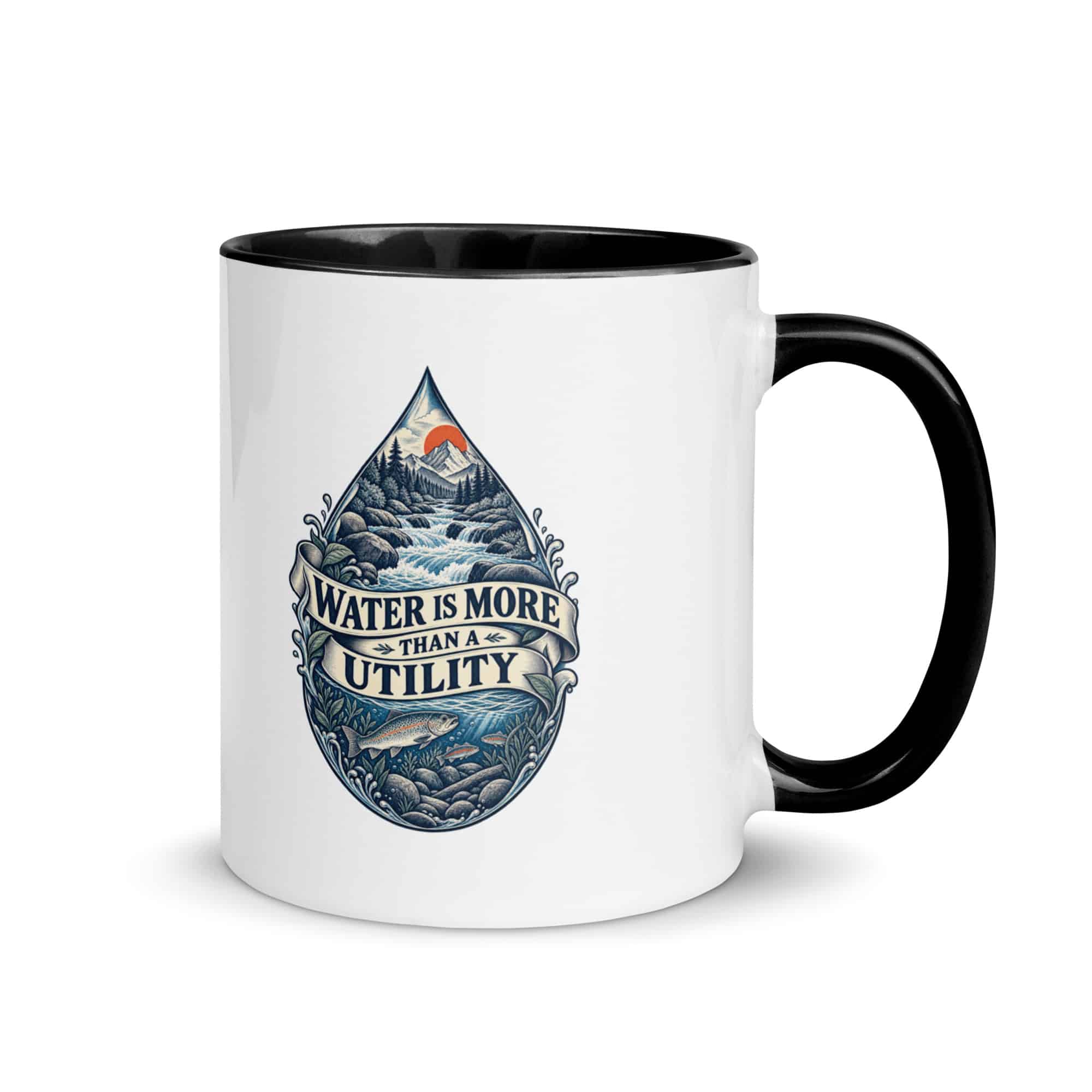 Color Inside Coffee Mug: Water is more than a utility