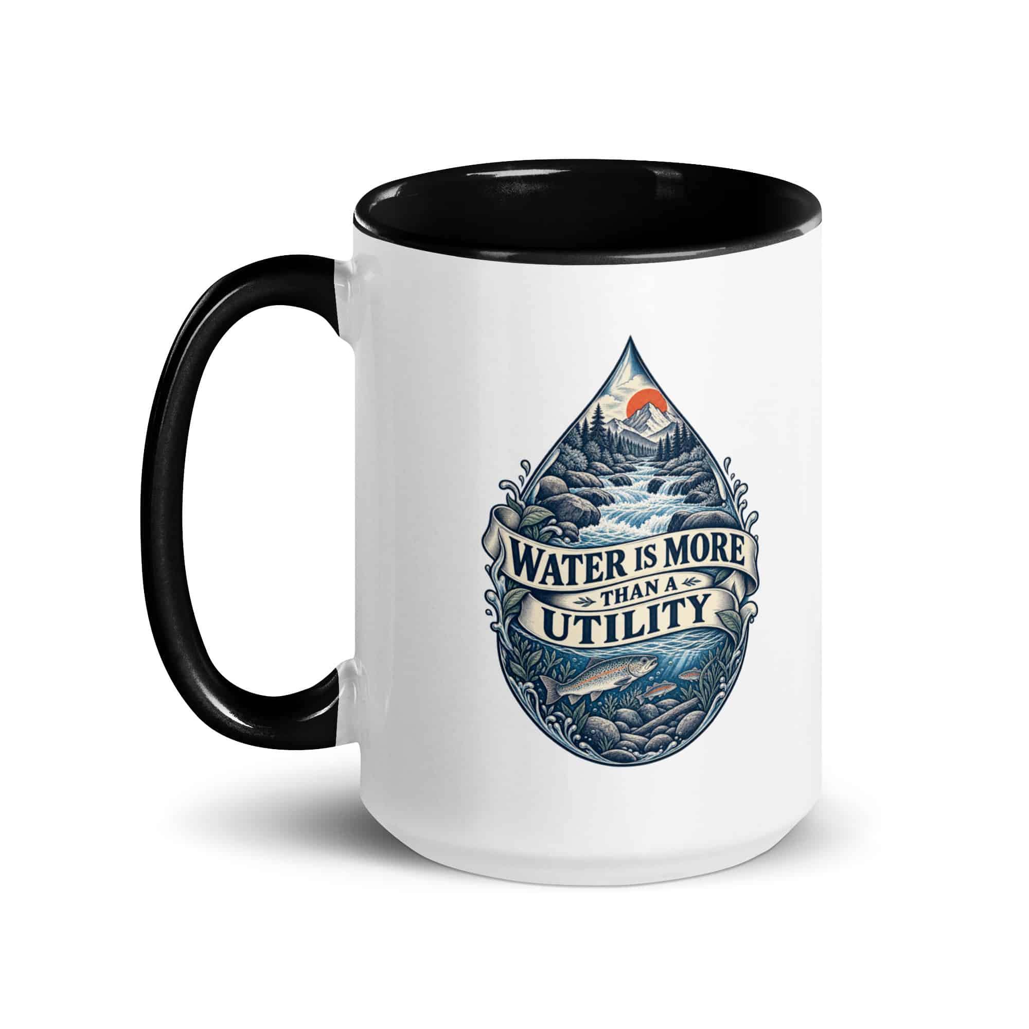 Color Inside Coffee Mug: Water is more than a utility