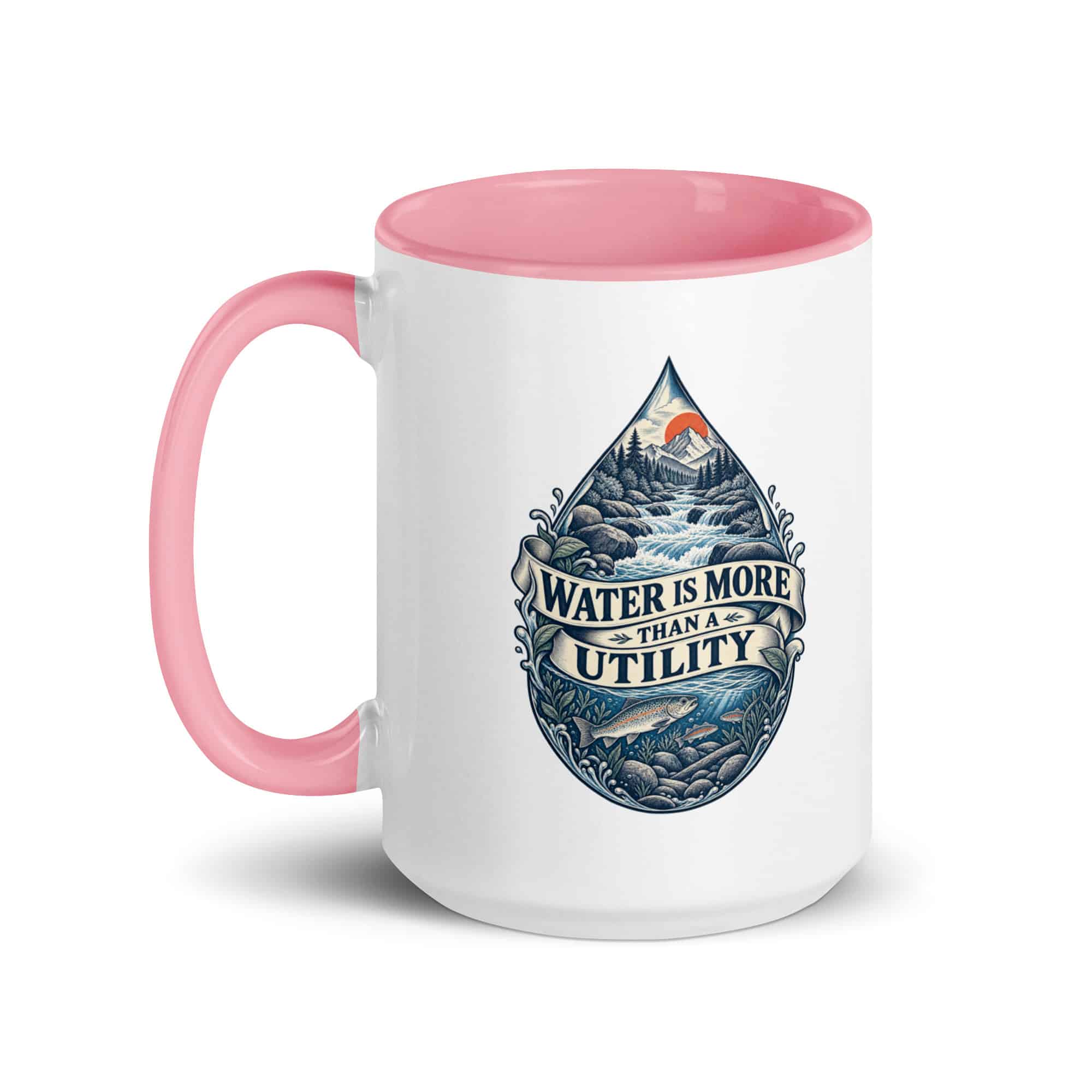 Color Inside Coffee Mug: Water is more than a utility