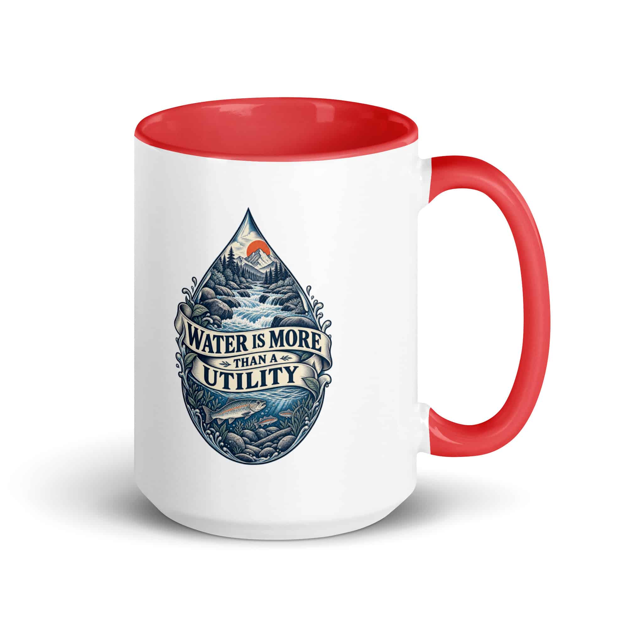 Color Inside Coffee Mug: Water is more than a utility