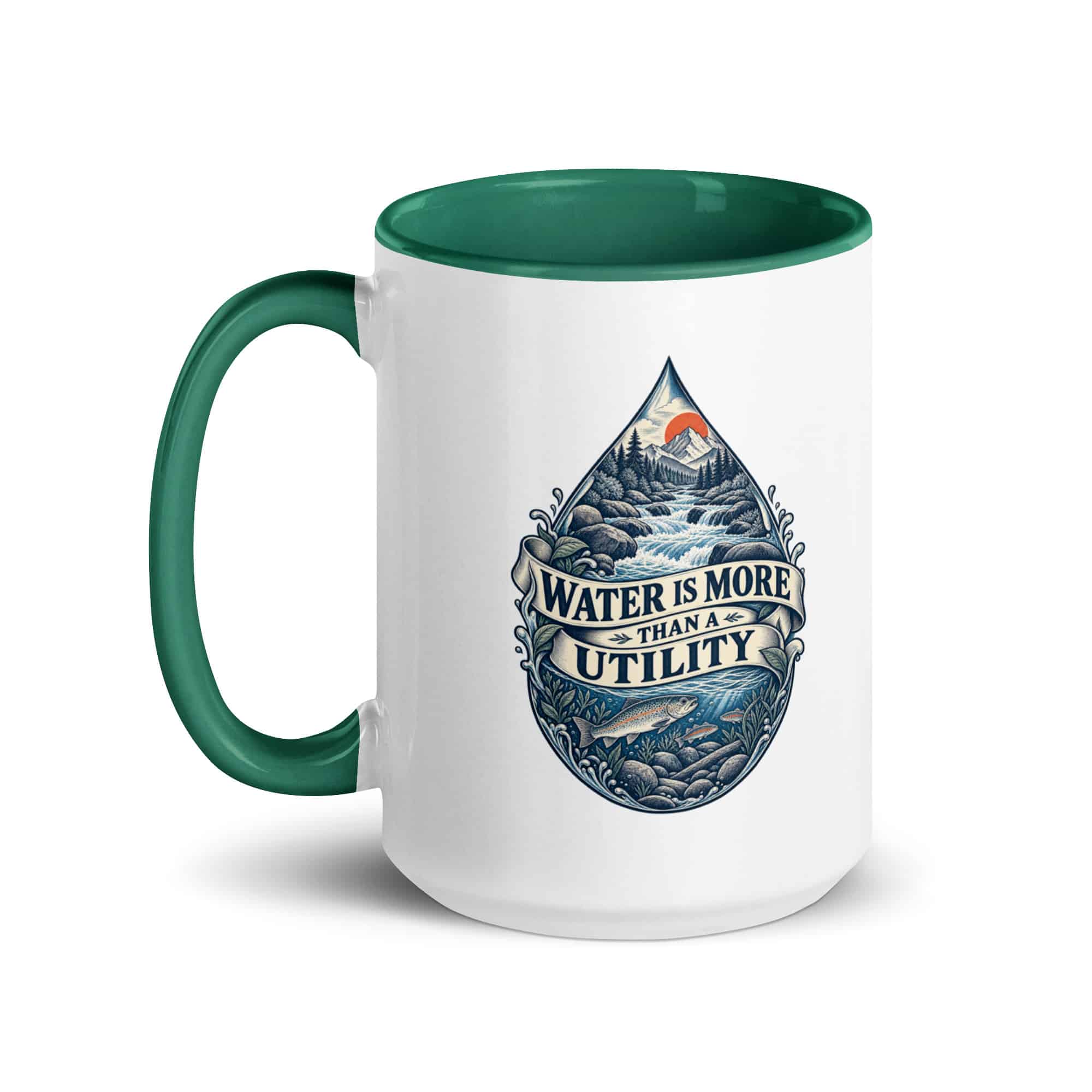 Color Inside Coffee Mug: Water is more than a utility