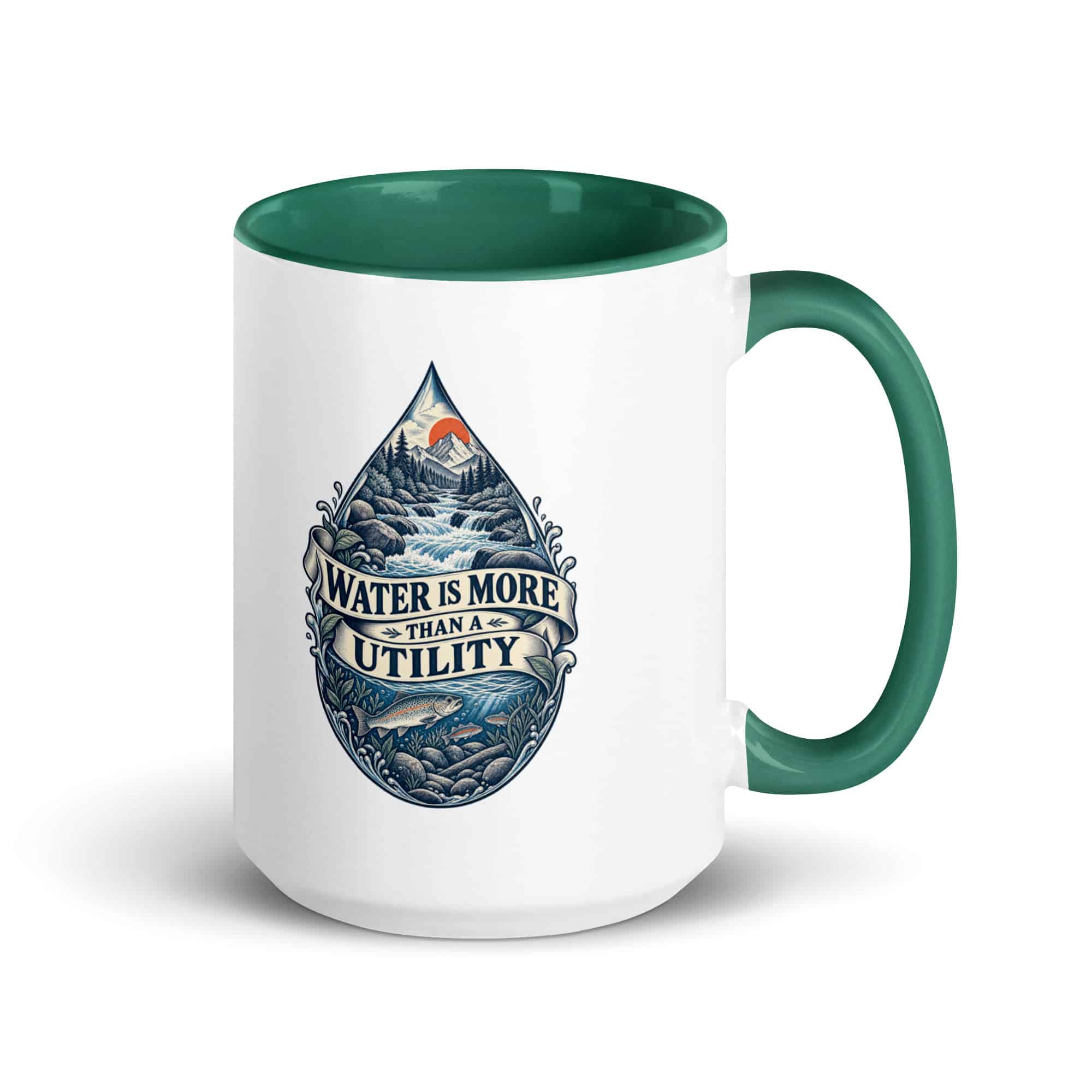 Color Inside Coffee Mug: Water is more than a utility