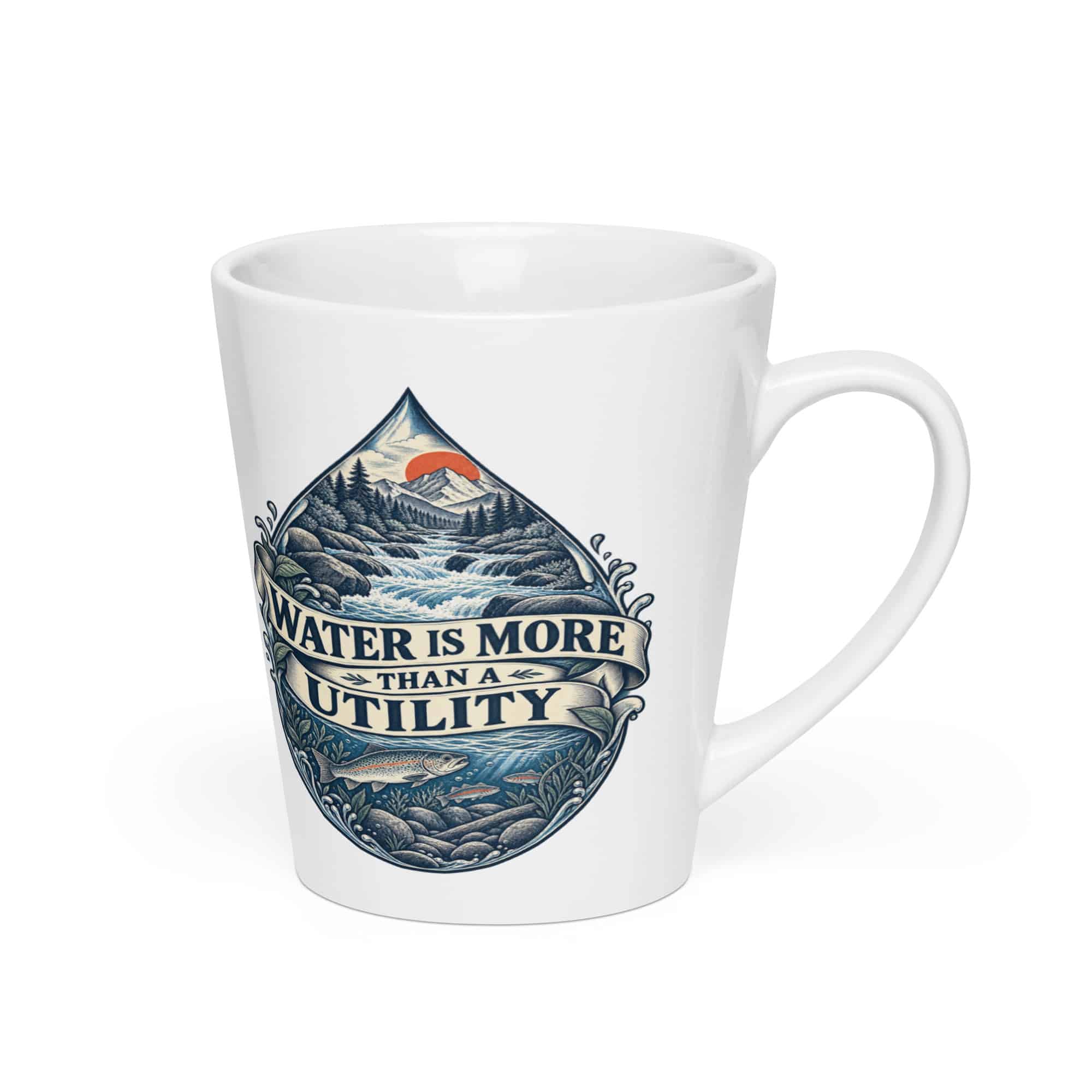 Latte Mug: Water is more than a utility