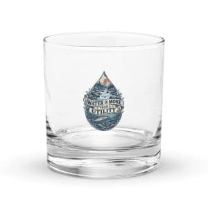 Rocks Glass: Water is more than a utility - 10.5 oz - Main
