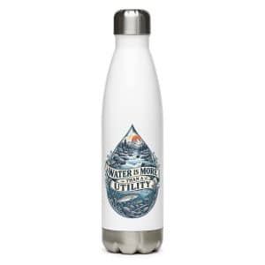 Stainless Steel Water Bottle: Water is more than a utility - 17 oz - Main