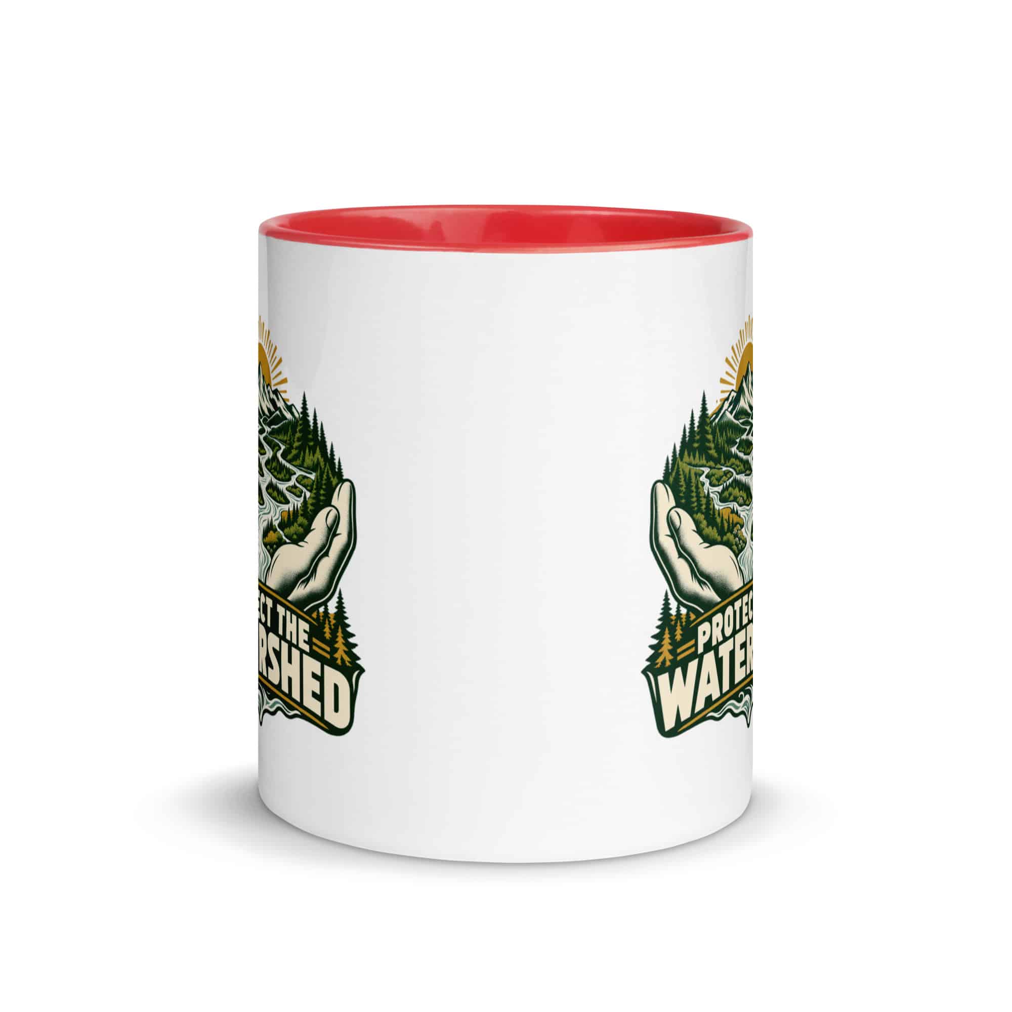 Color Inside Coffee Mug: Protect the watershed