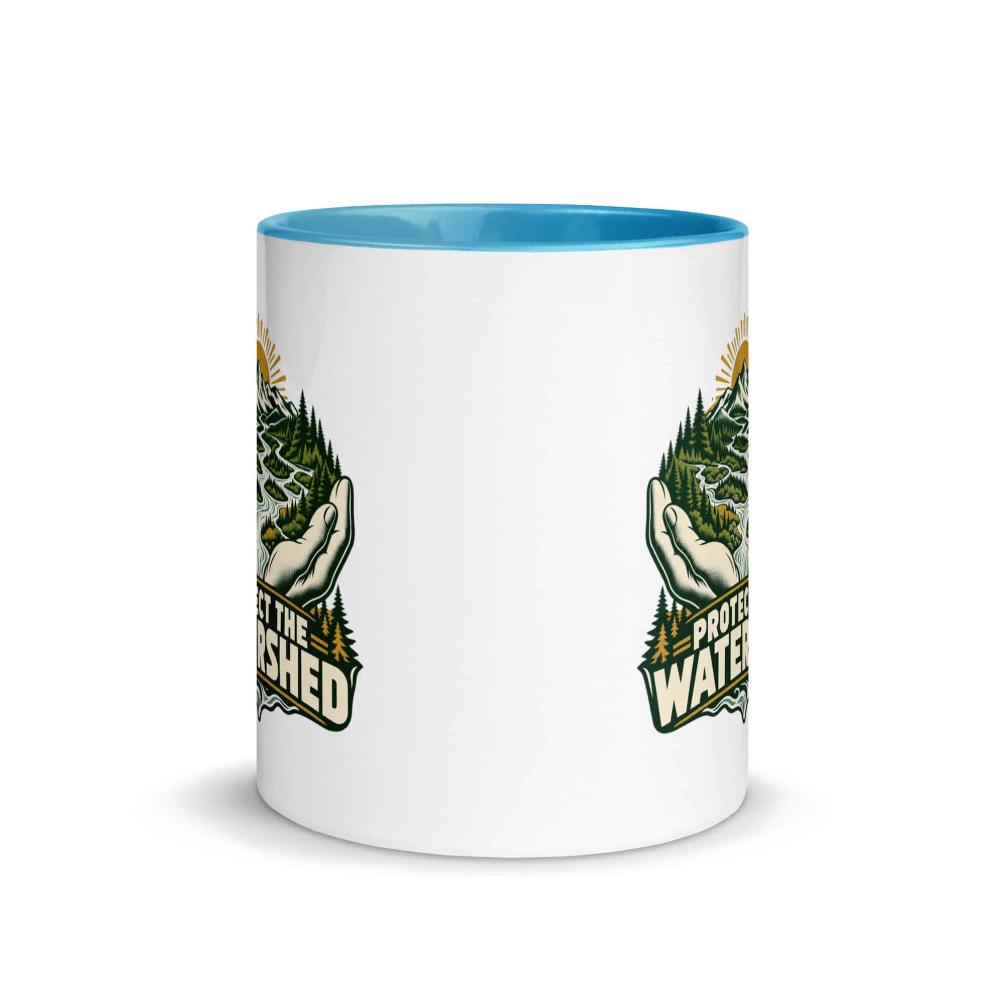 Color Inside Coffee Mug: Protect the watershed