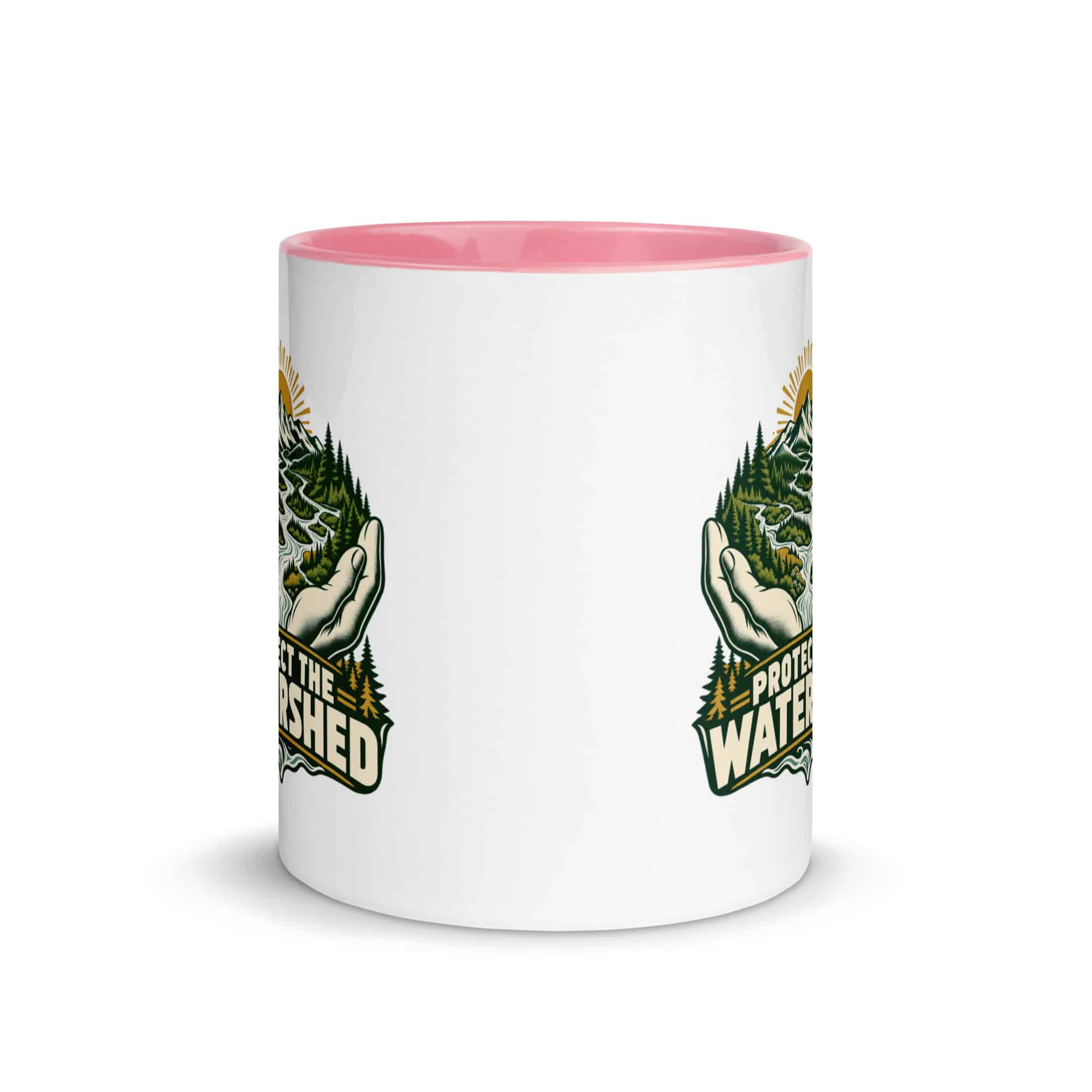 Color Inside Coffee Mug: Protect the watershed