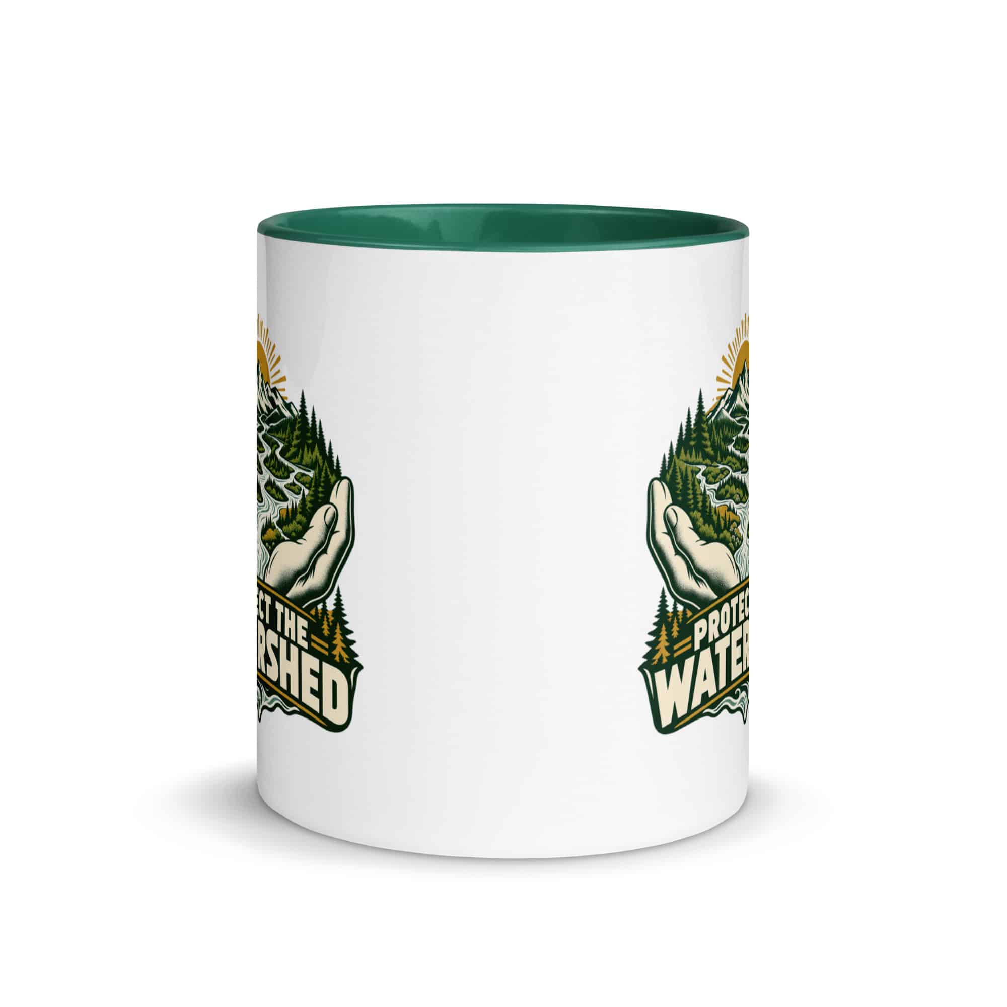 Color Inside Coffee Mug: Protect the watershed