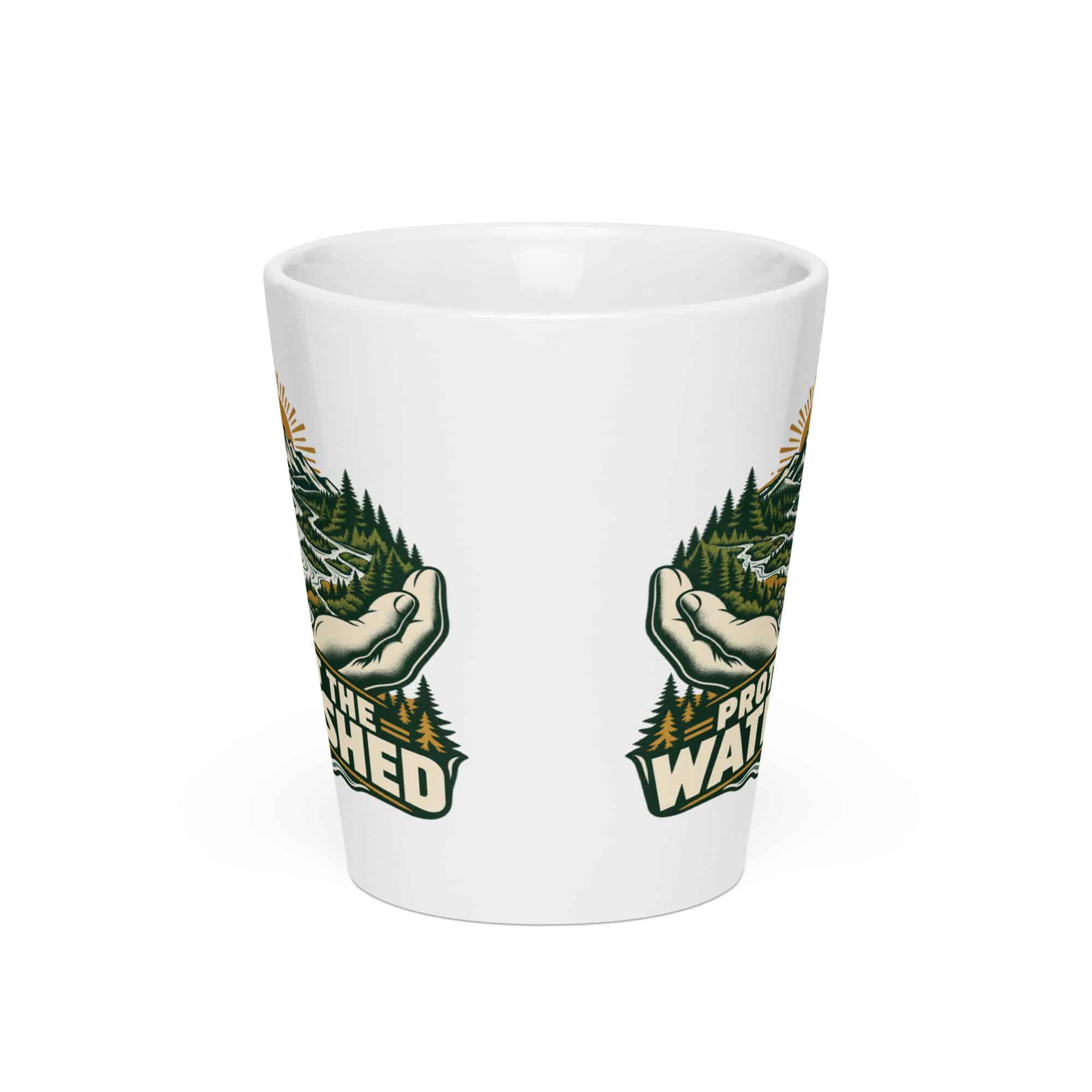 Latte Mug: Protect the watershed