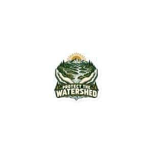 Die-Cut Magnet: Protect the watershed - 3″×3″ - Main