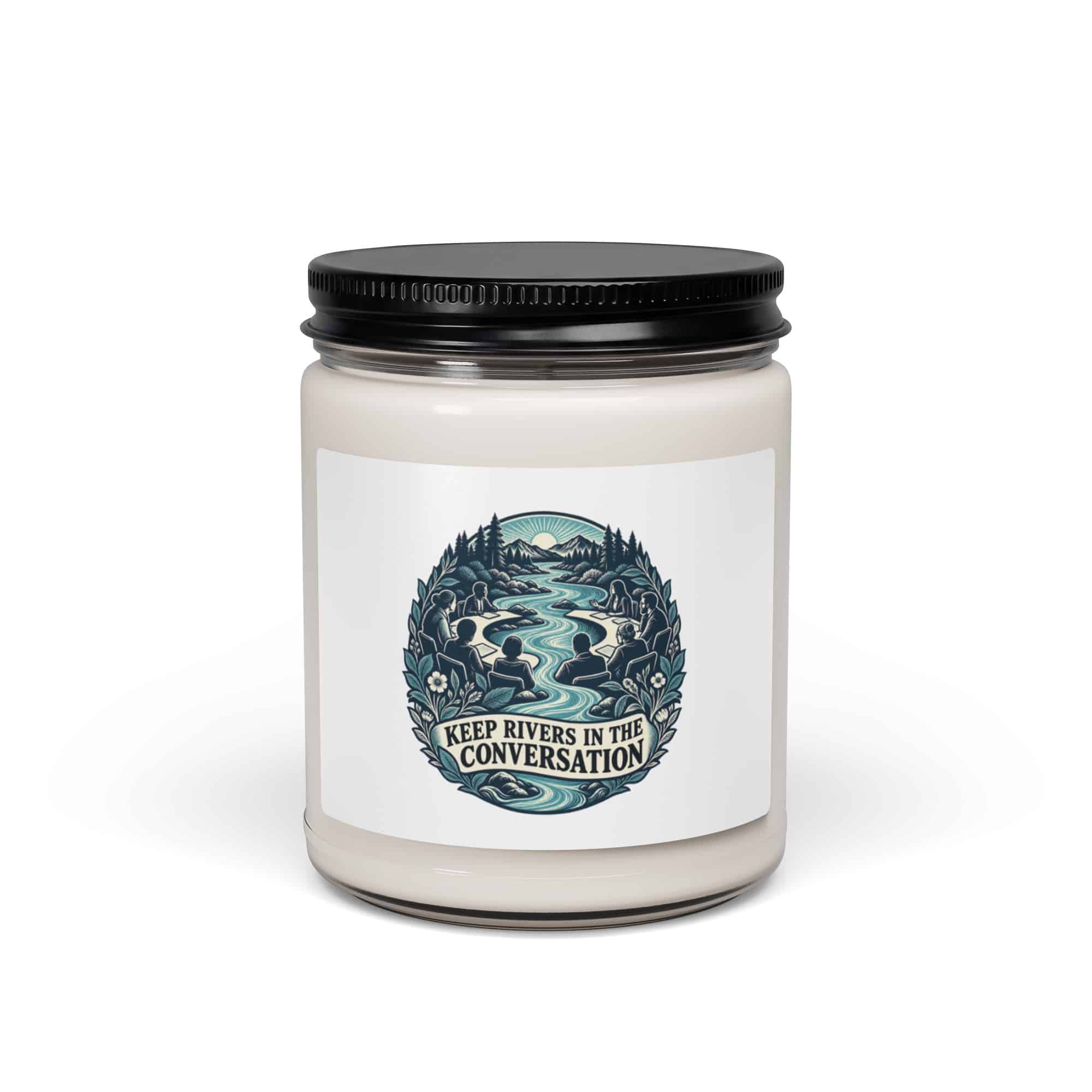 Soy Wax Candle: Keep rivers in the conversation