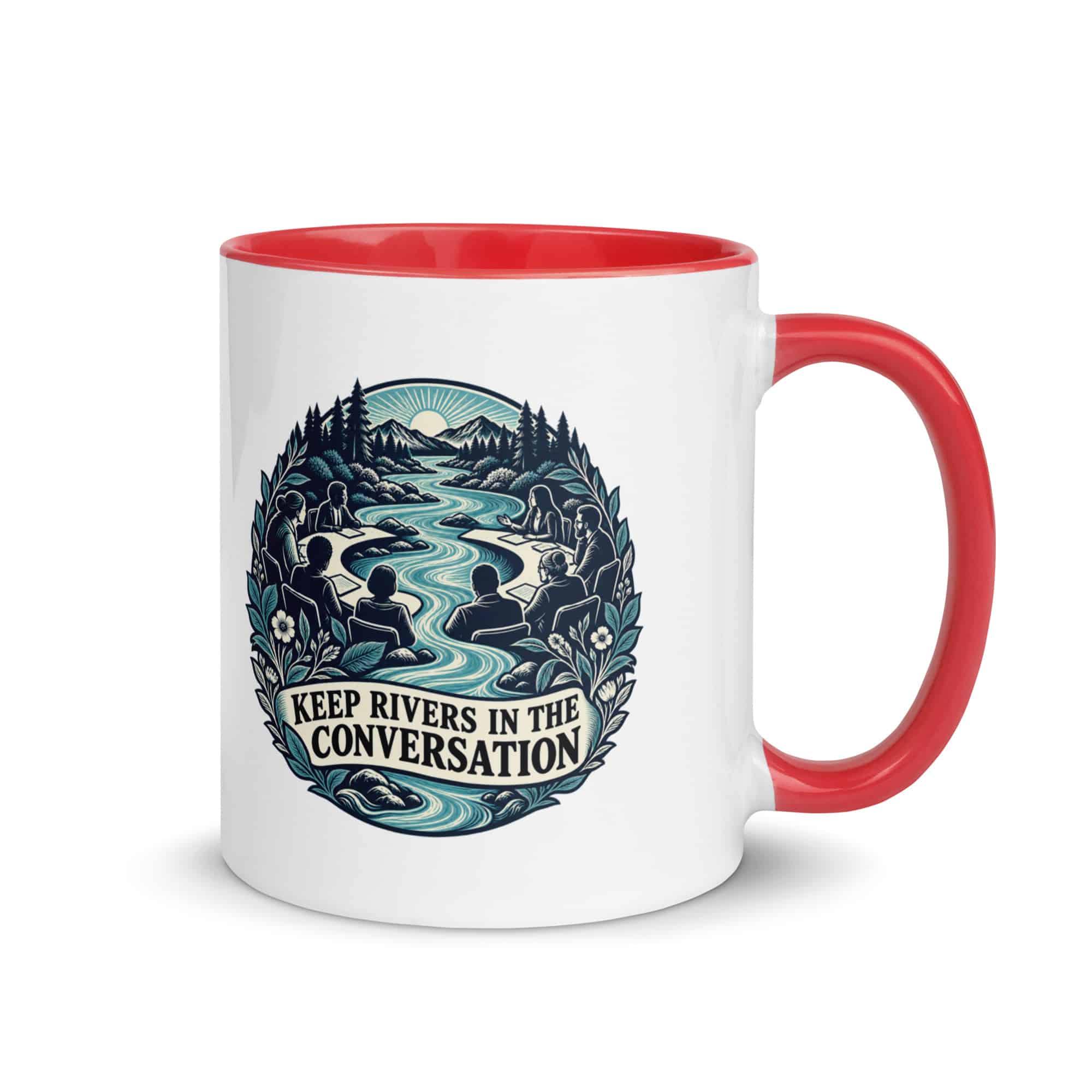 Color Inside Coffee Mug: Keep rivers in the conversation