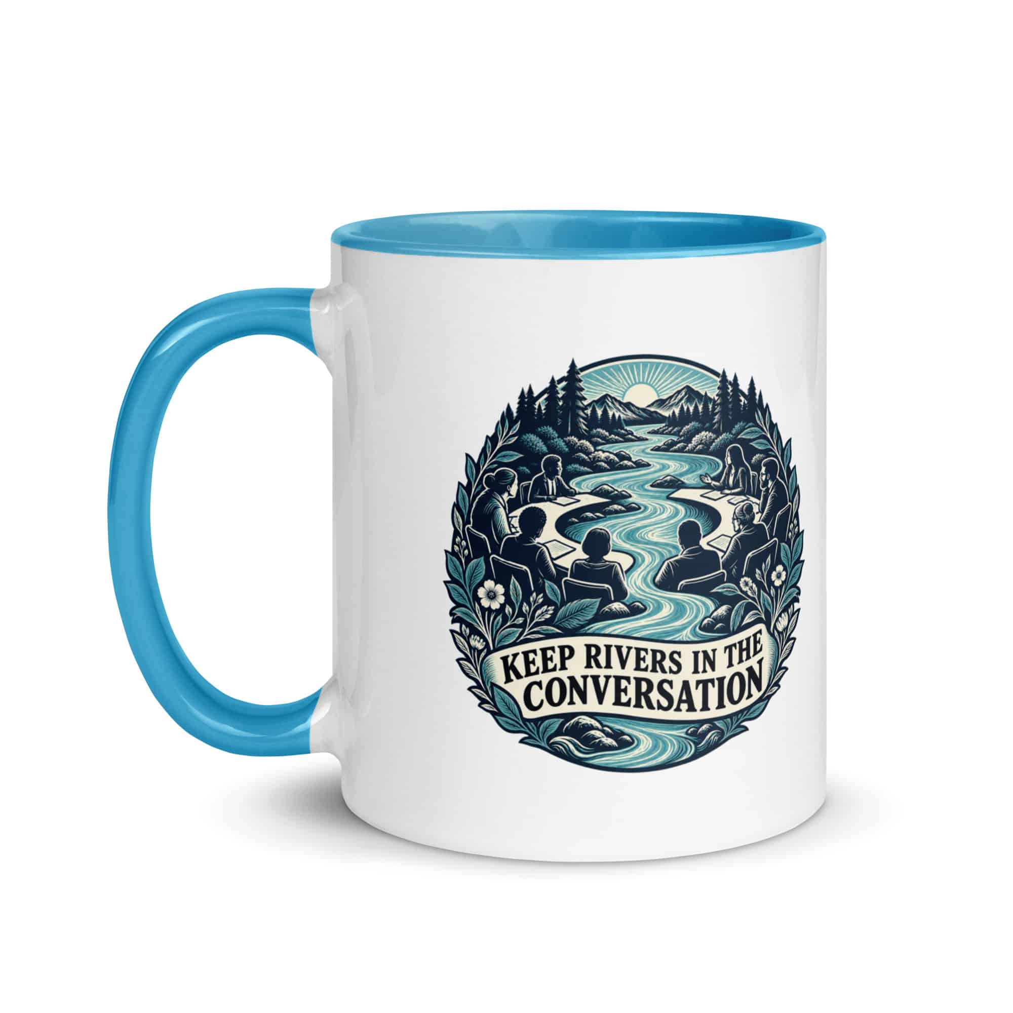 Color Inside Coffee Mug: Keep rivers in the conversation