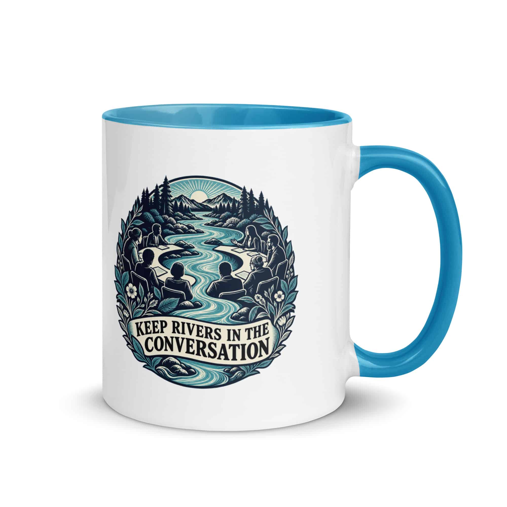 Color Inside Coffee Mug: Keep rivers in the conversation