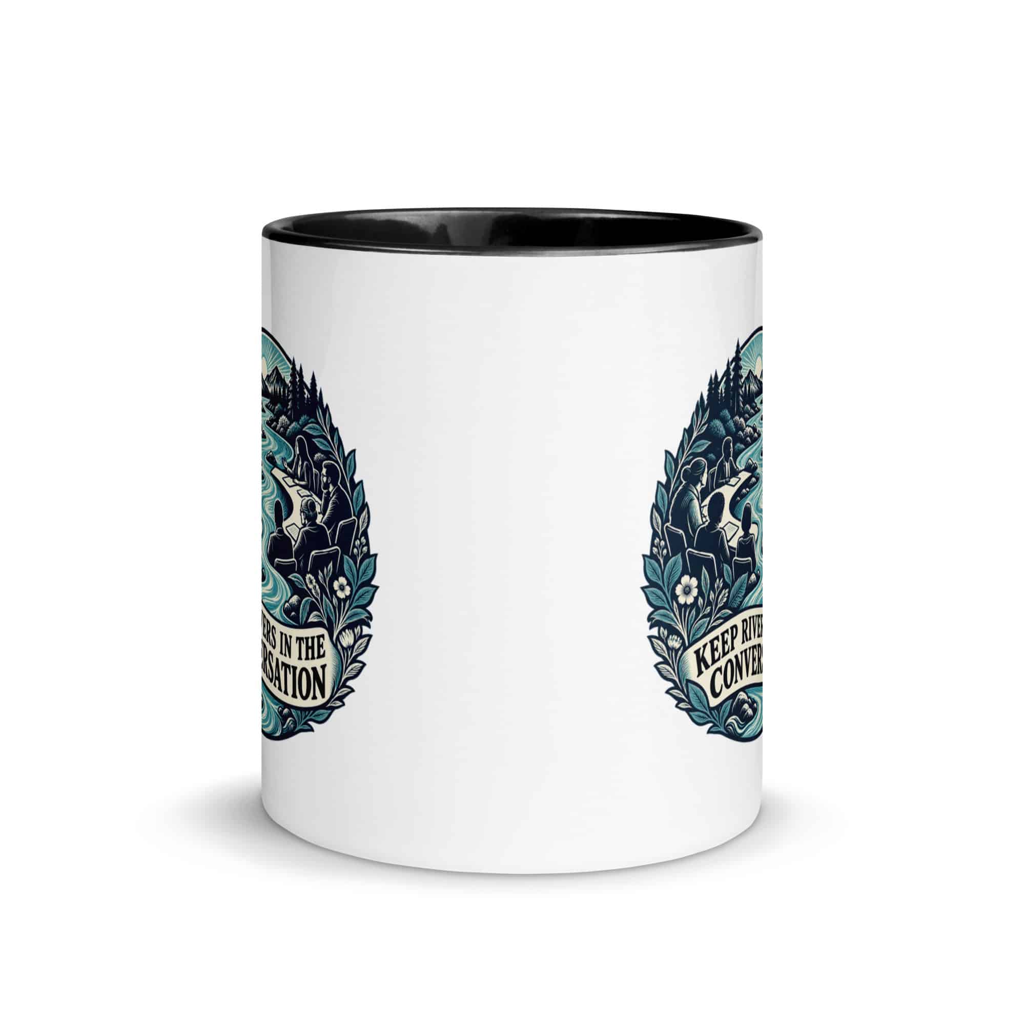 Color Inside Coffee Mug: Keep rivers in the conversation