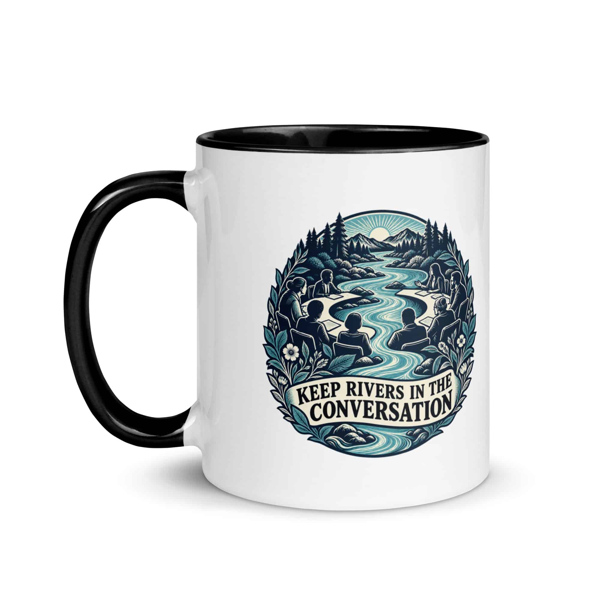 Color Inside Coffee Mug: Keep rivers in the conversation