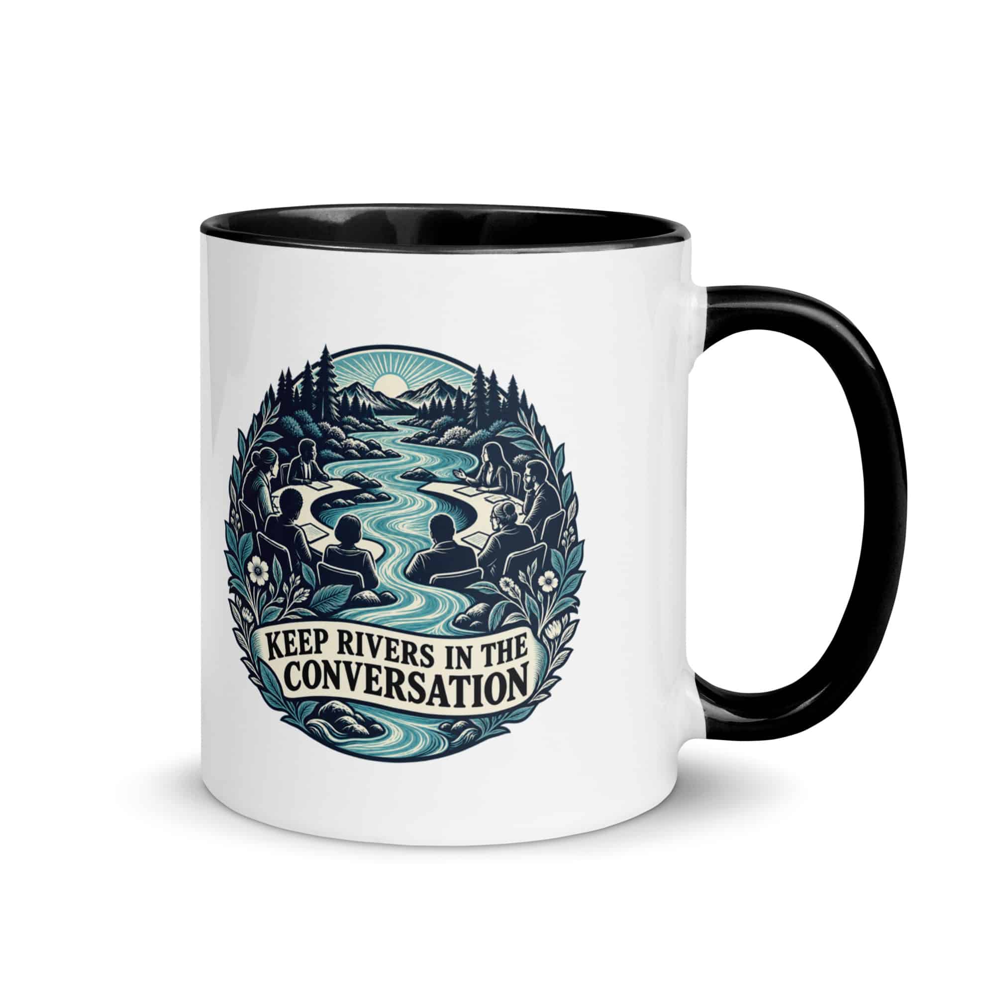 Color Inside Coffee Mug: Keep rivers in the conversation