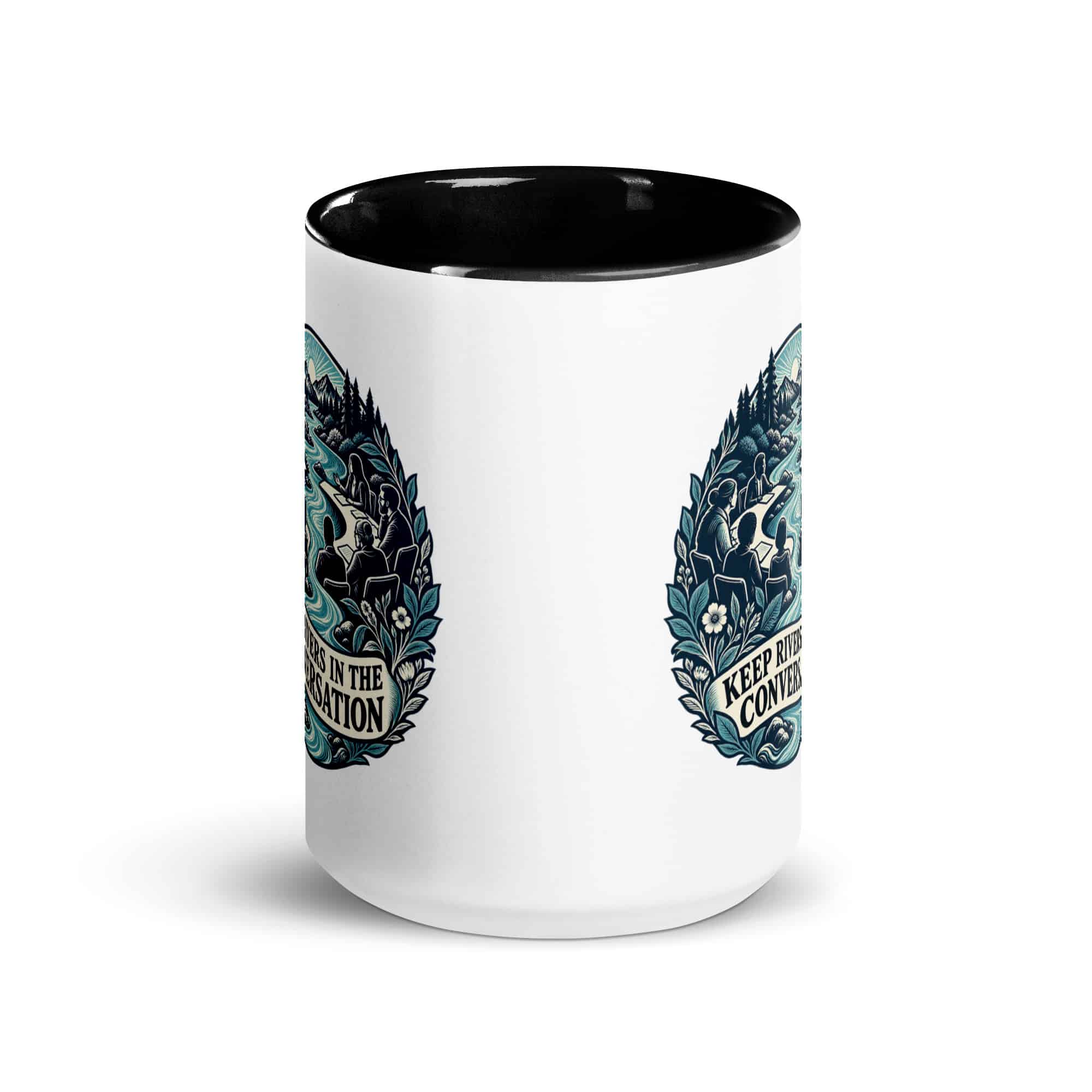 Color Inside Coffee Mug: Keep rivers in the conversation