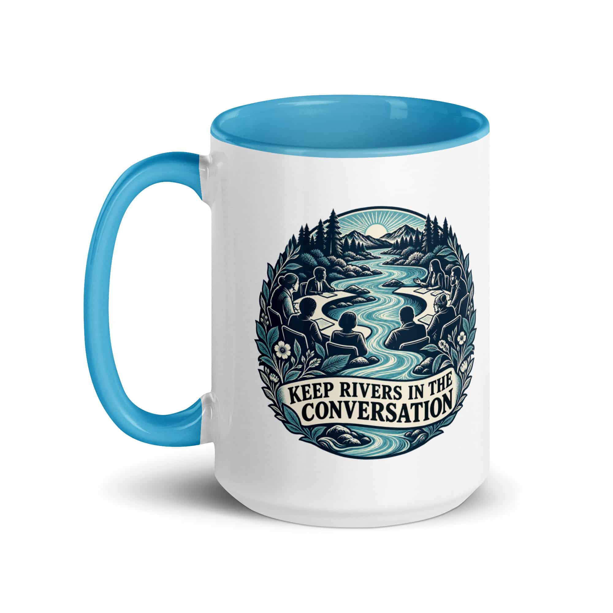 Color Inside Coffee Mug: Keep rivers in the conversation