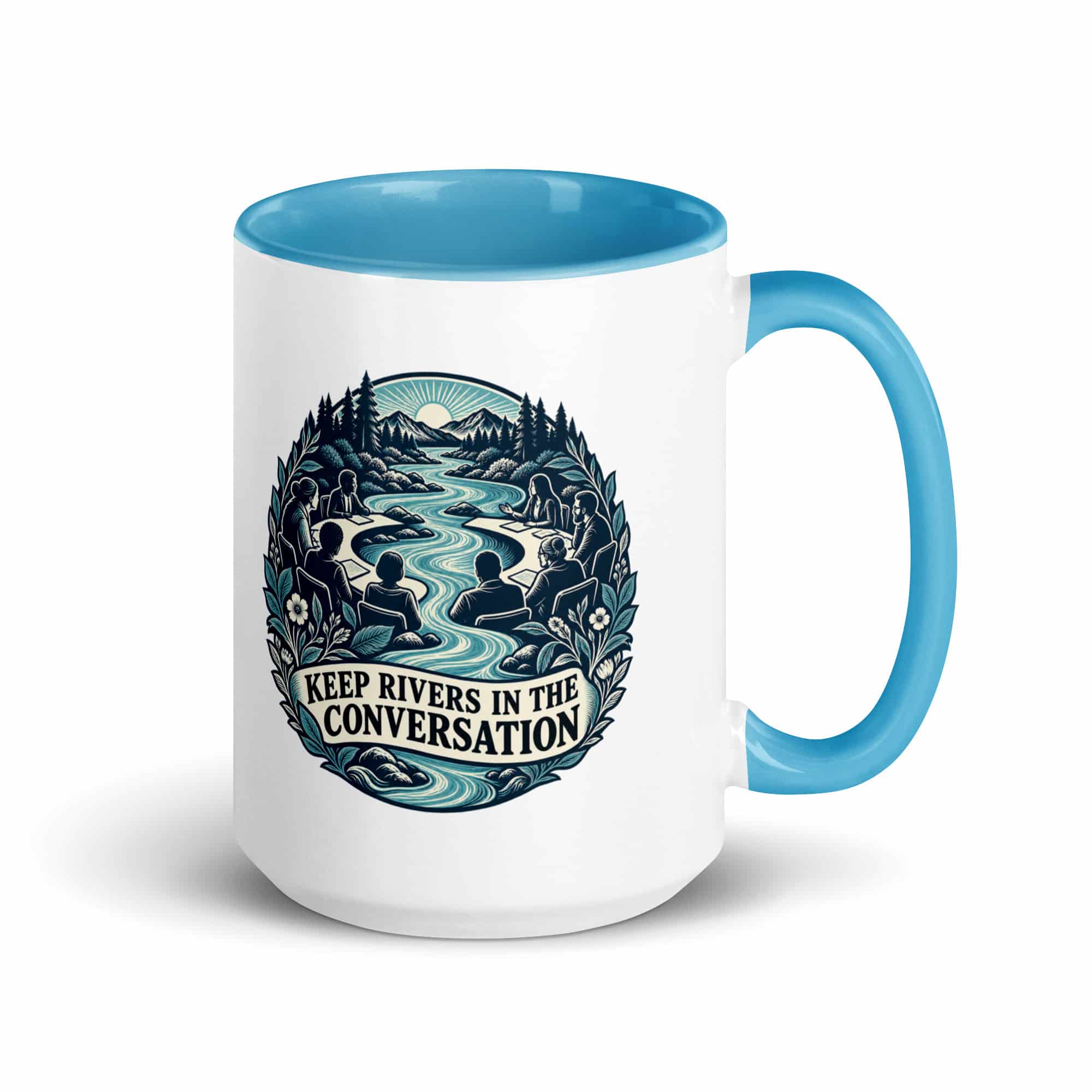 Color Inside Coffee Mug: Keep rivers in the conversation