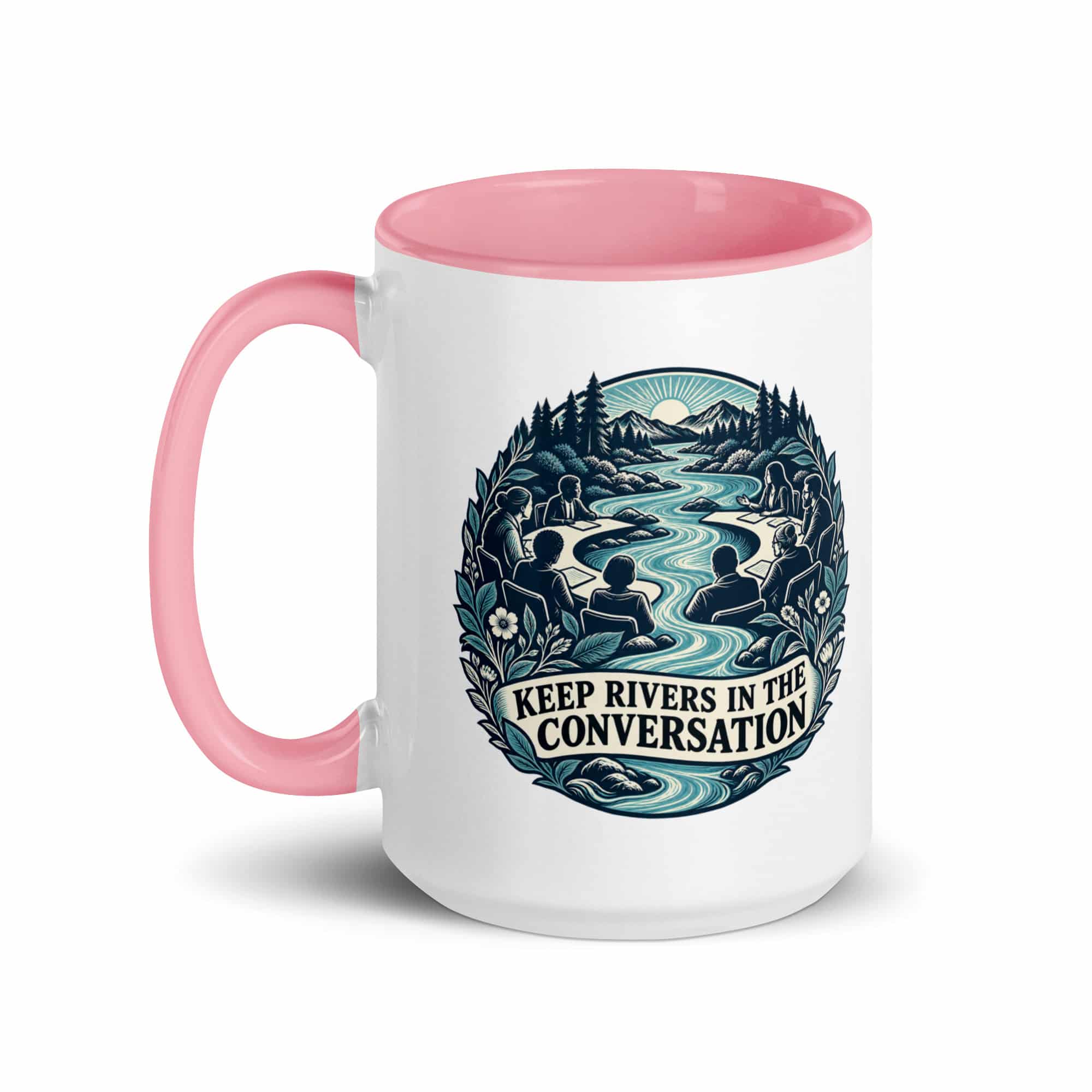 Color Inside Coffee Mug: Keep rivers in the conversation