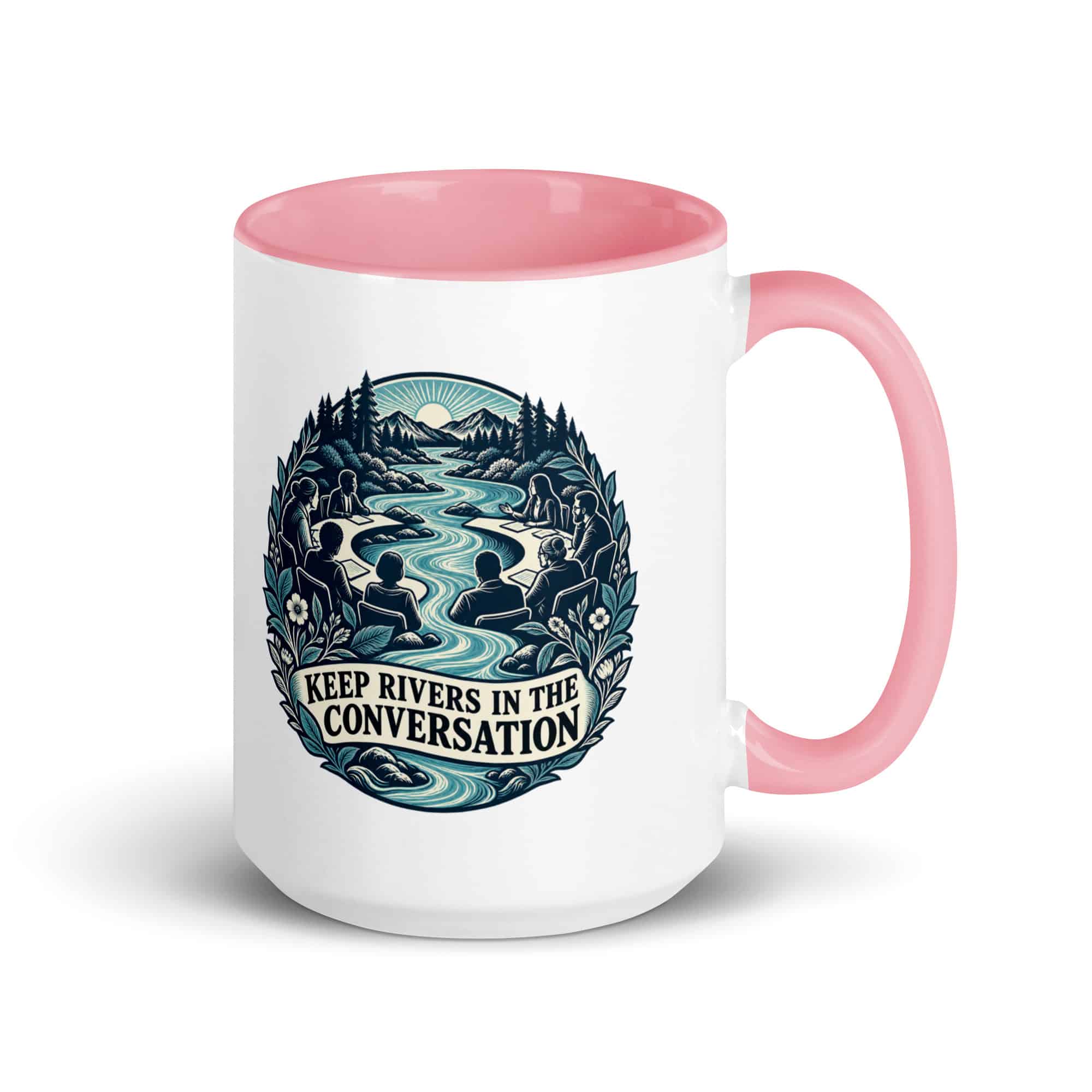 Color Inside Coffee Mug: Keep rivers in the conversation