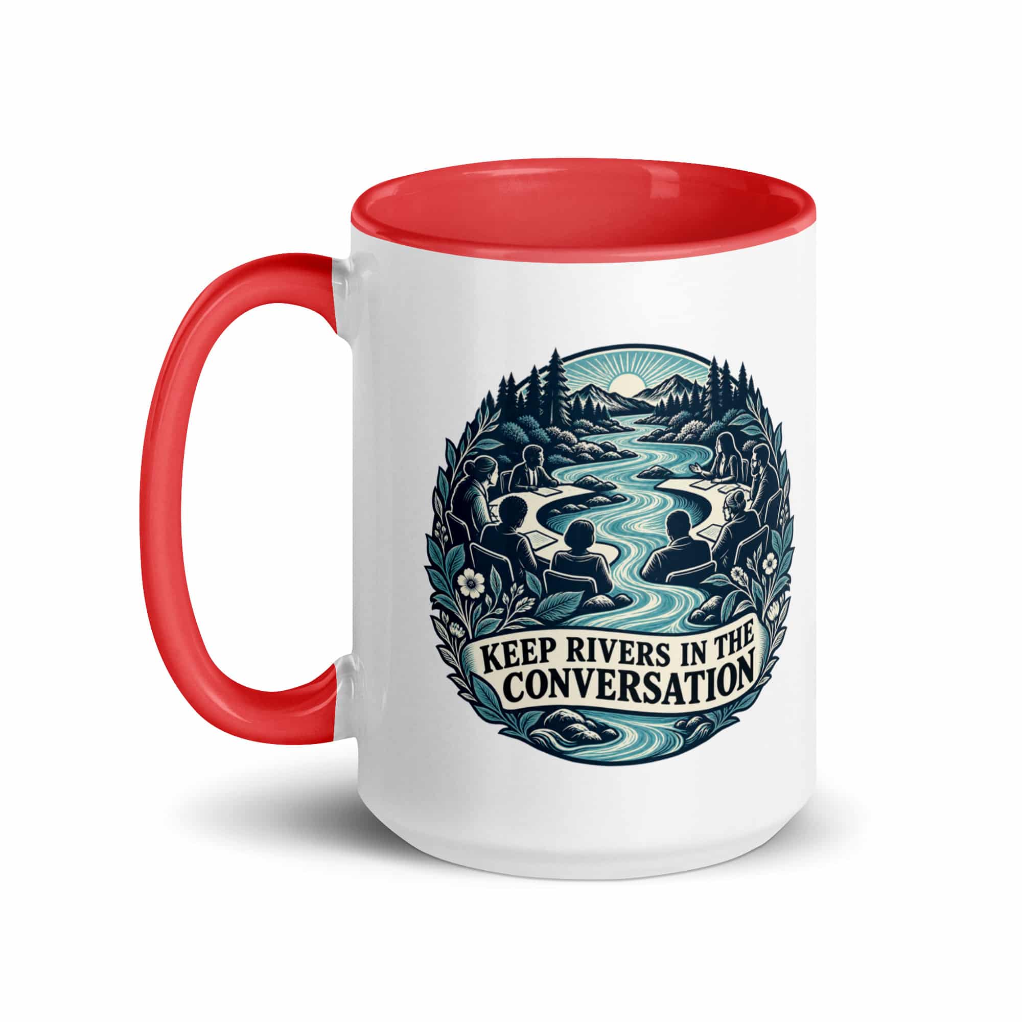 Color Inside Coffee Mug: Keep rivers in the conversation