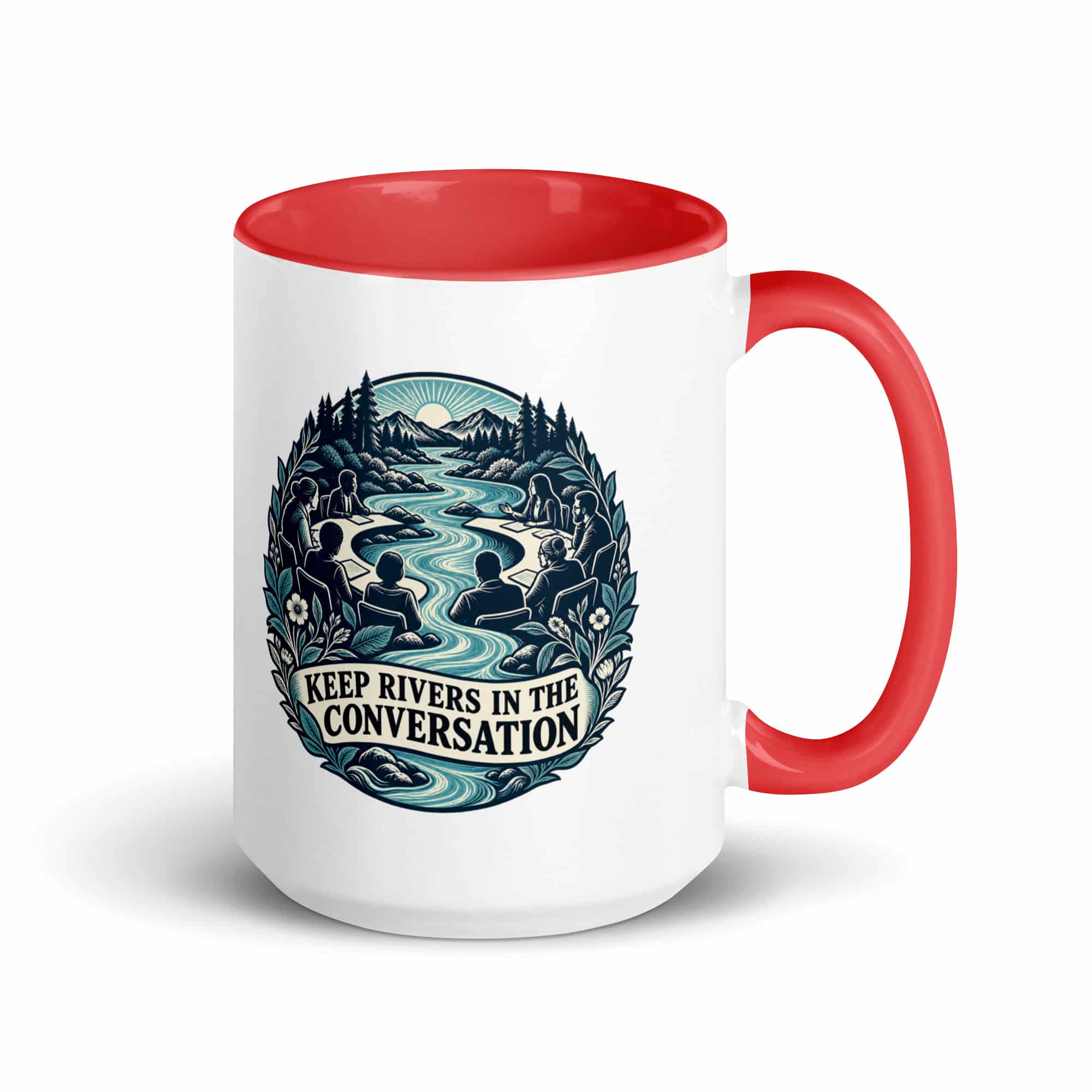 Color Inside Coffee Mug: Keep rivers in the conversation