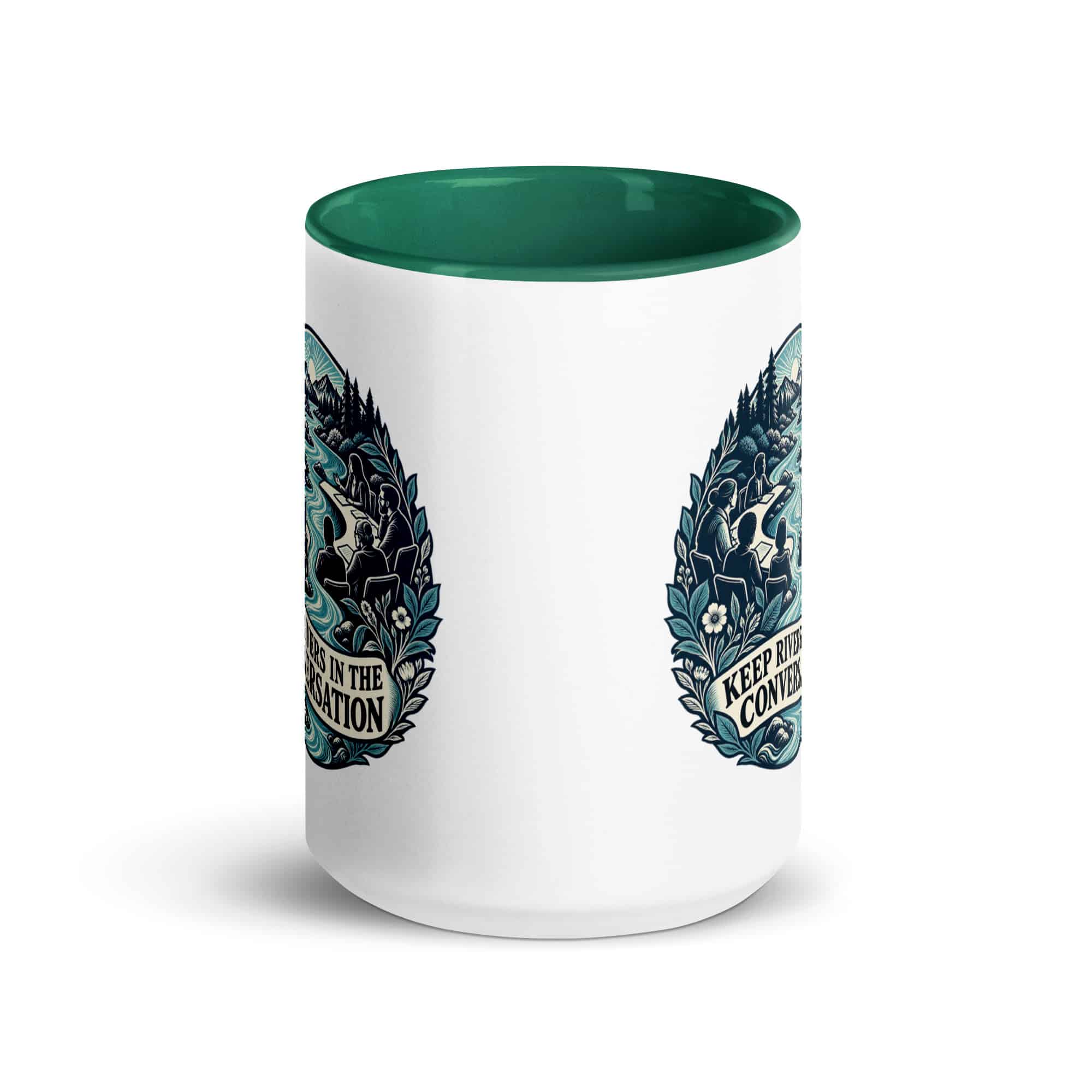 Color Inside Coffee Mug: Keep rivers in the conversation