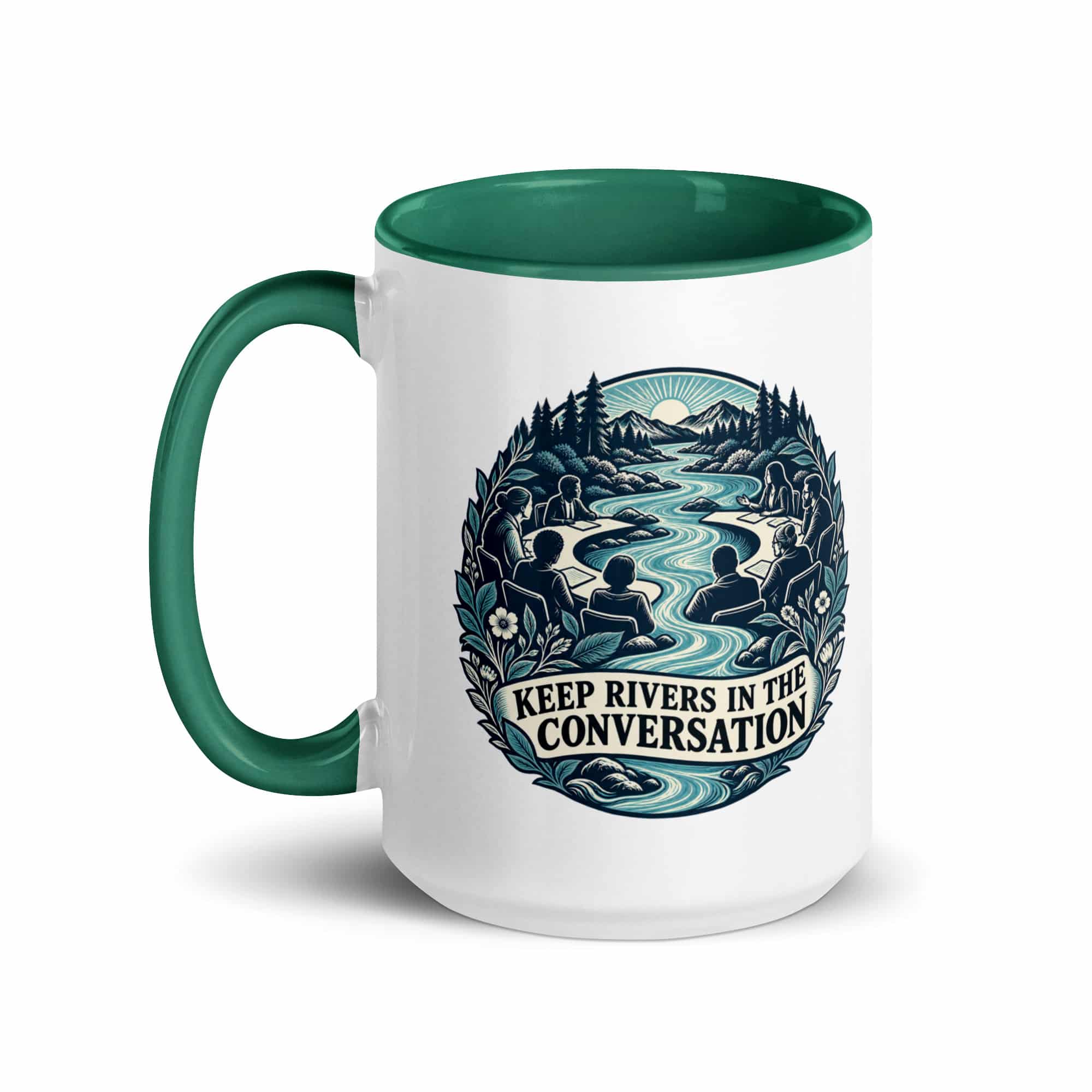 Color Inside Coffee Mug: Keep rivers in the conversation
