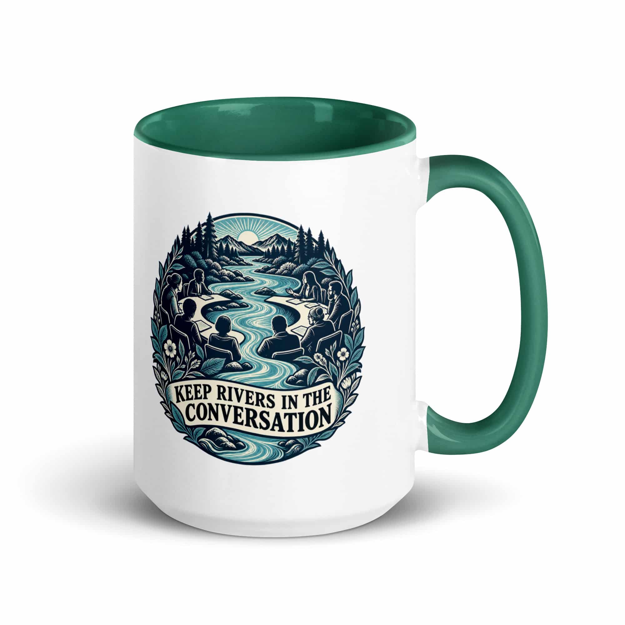 Color Inside Coffee Mug: Keep rivers in the conversation