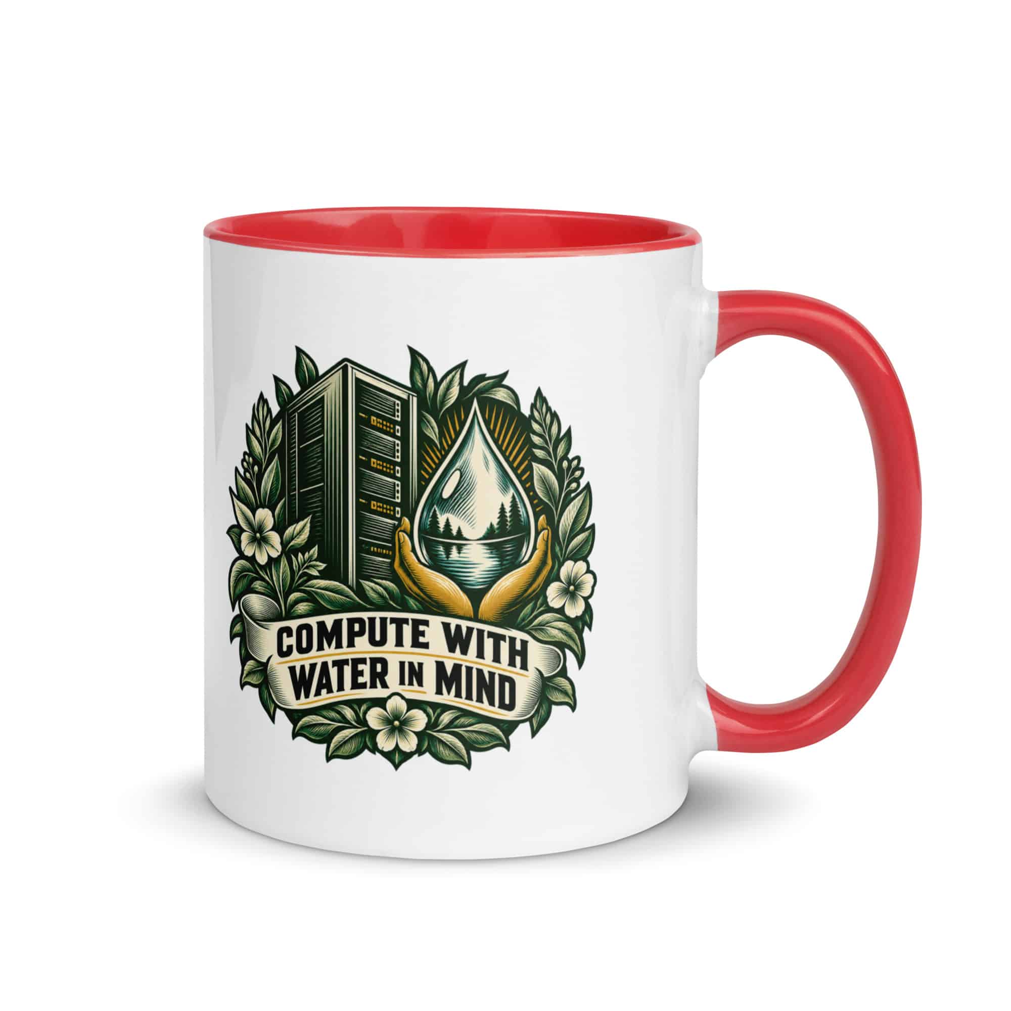 Color Inside Coffee Mug: Compute with water in mind