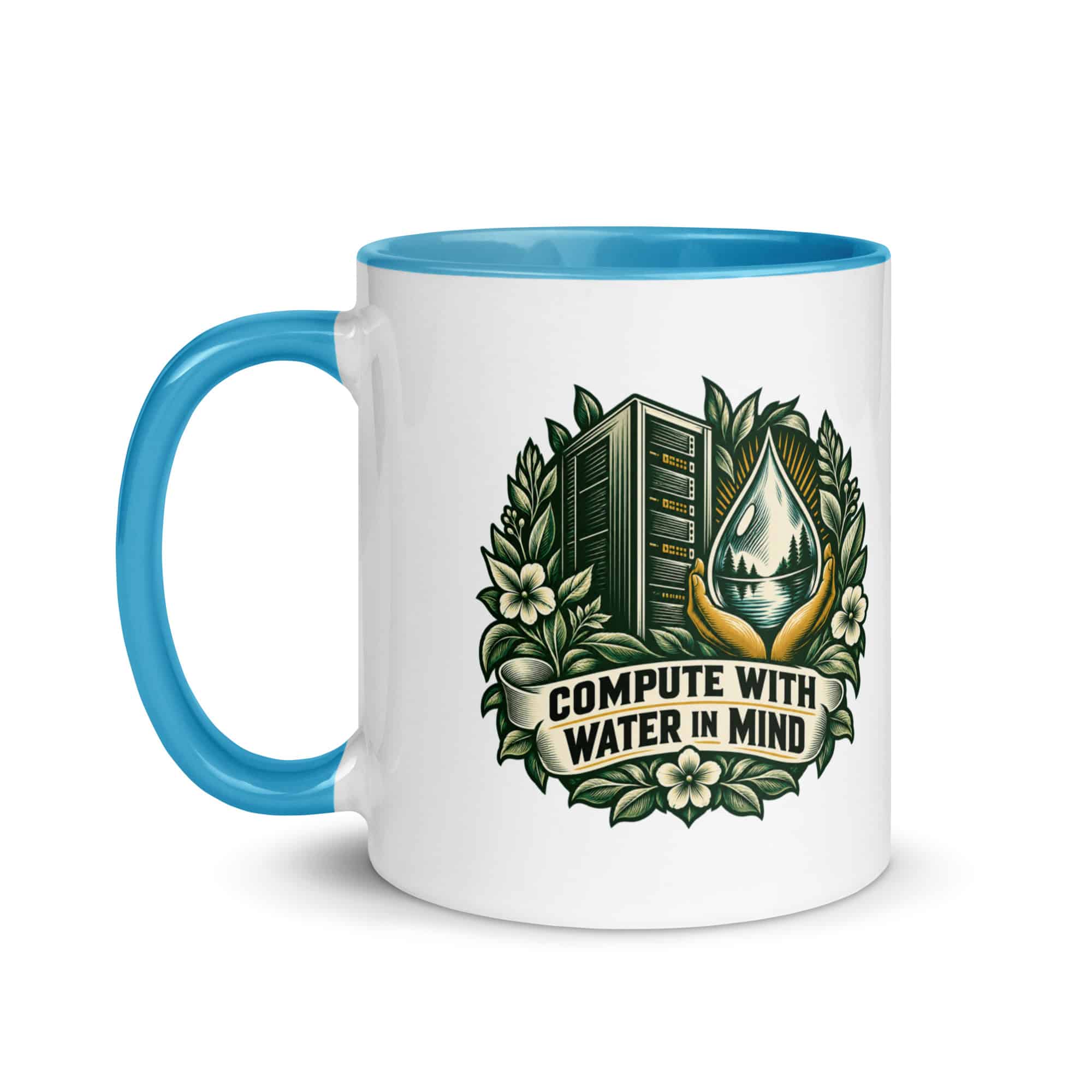 Color Inside Coffee Mug: Compute with water in mind