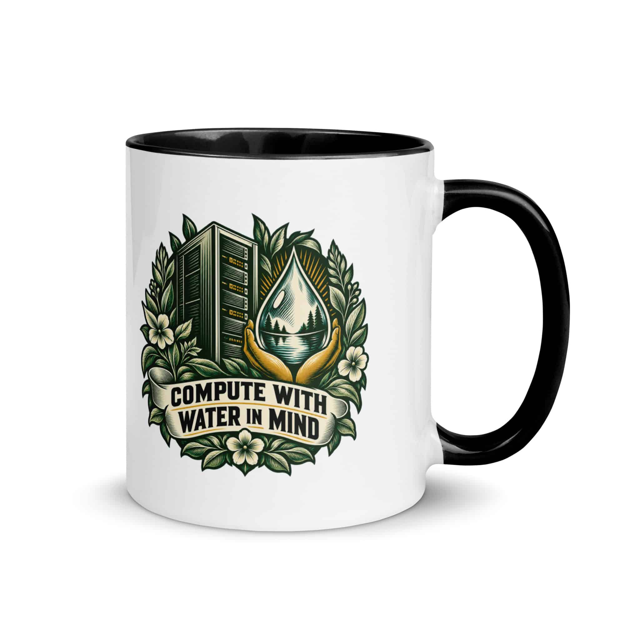 Color Inside Coffee Mug: Compute with water in mind