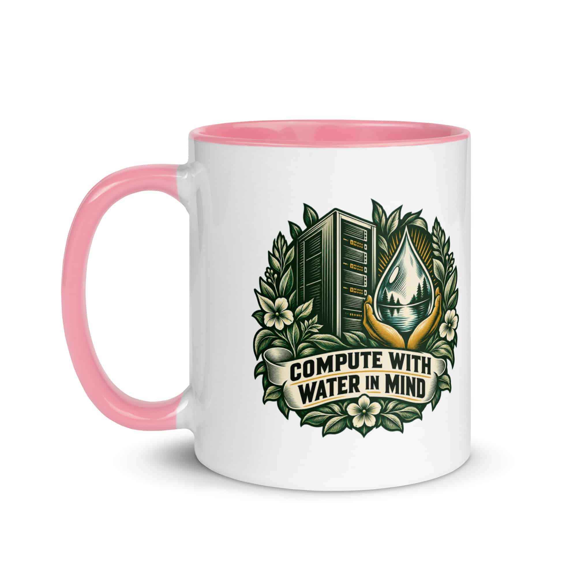 Color Inside Coffee Mug: Compute with water in mind