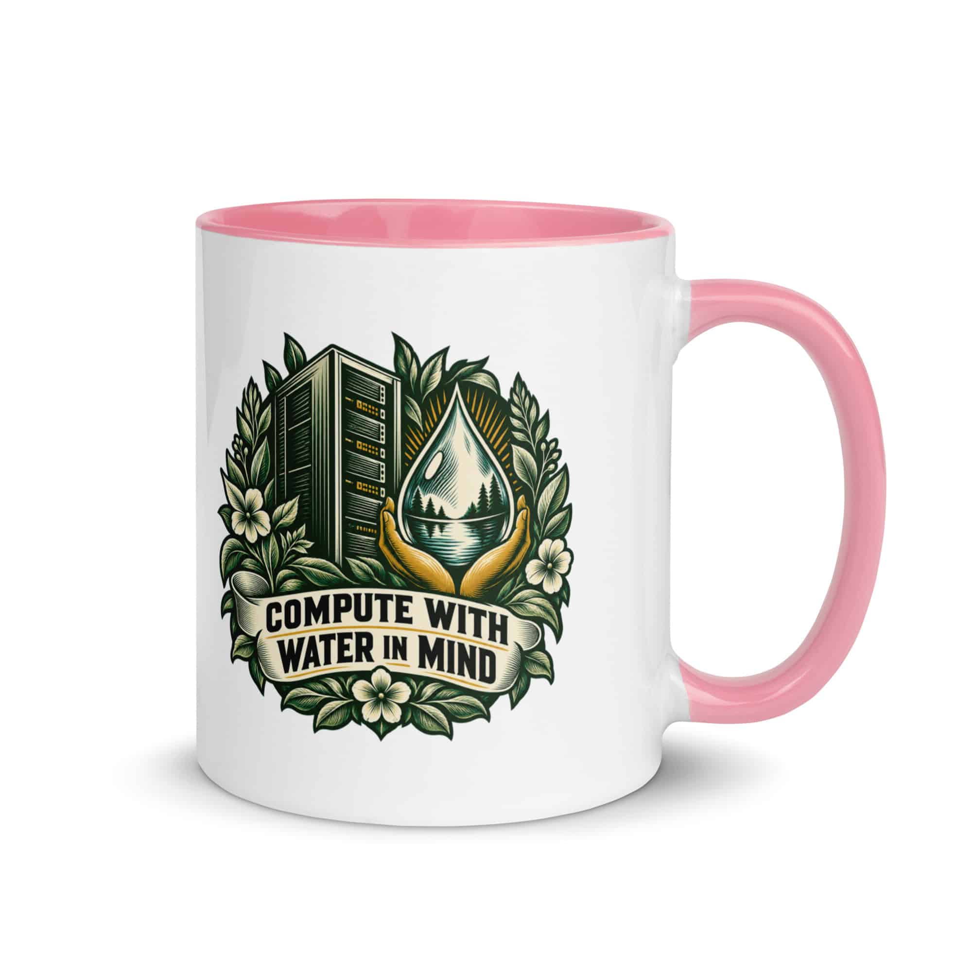 Color Inside Coffee Mug: Compute with water in mind