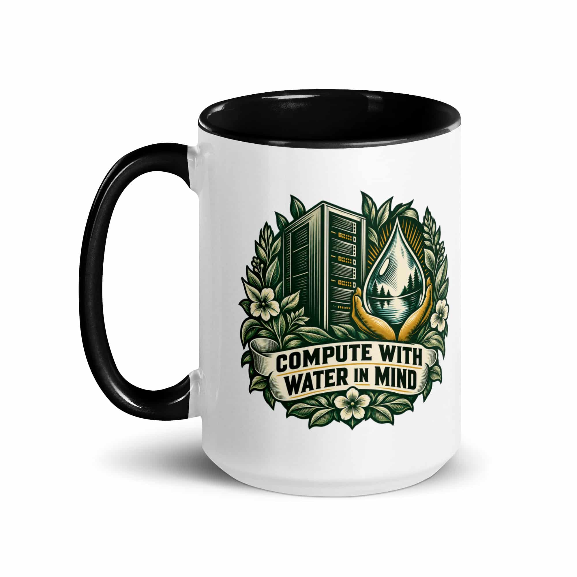Color Inside Coffee Mug: Compute with water in mind