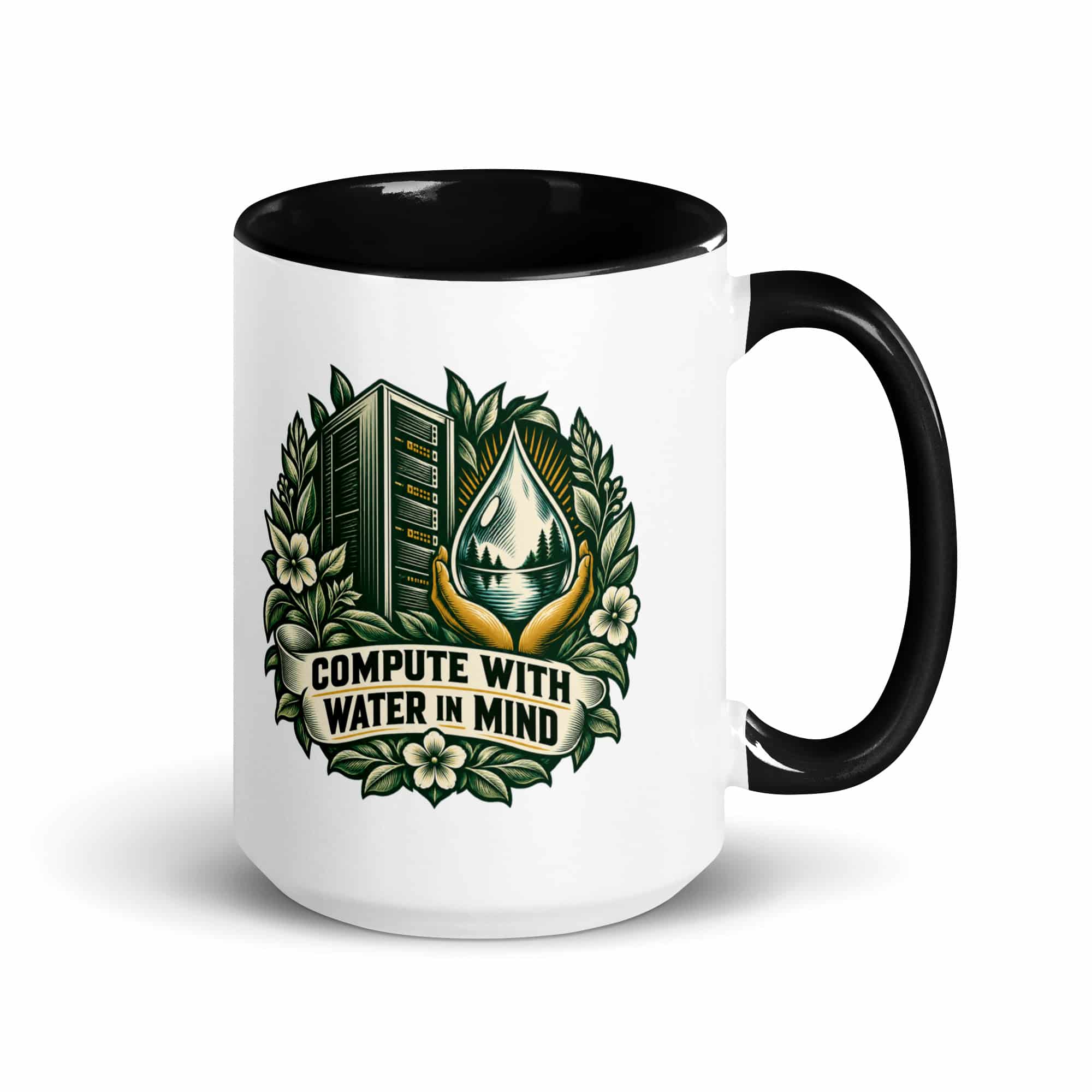 Color Inside Coffee Mug: Compute with water in mind