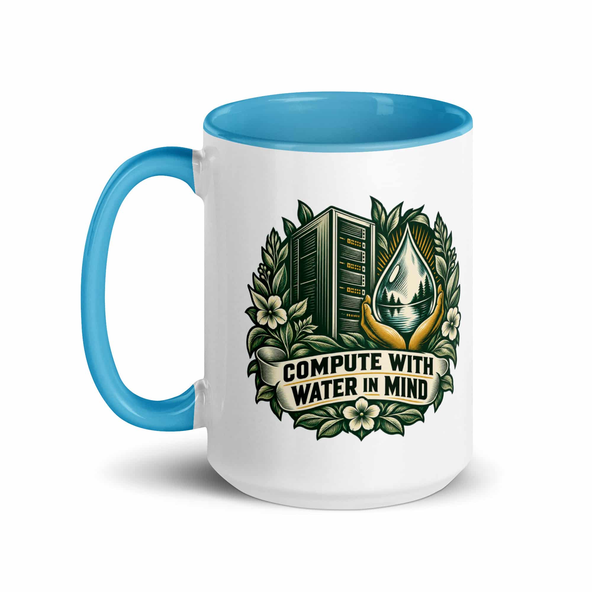 Color Inside Coffee Mug: Compute with water in mind