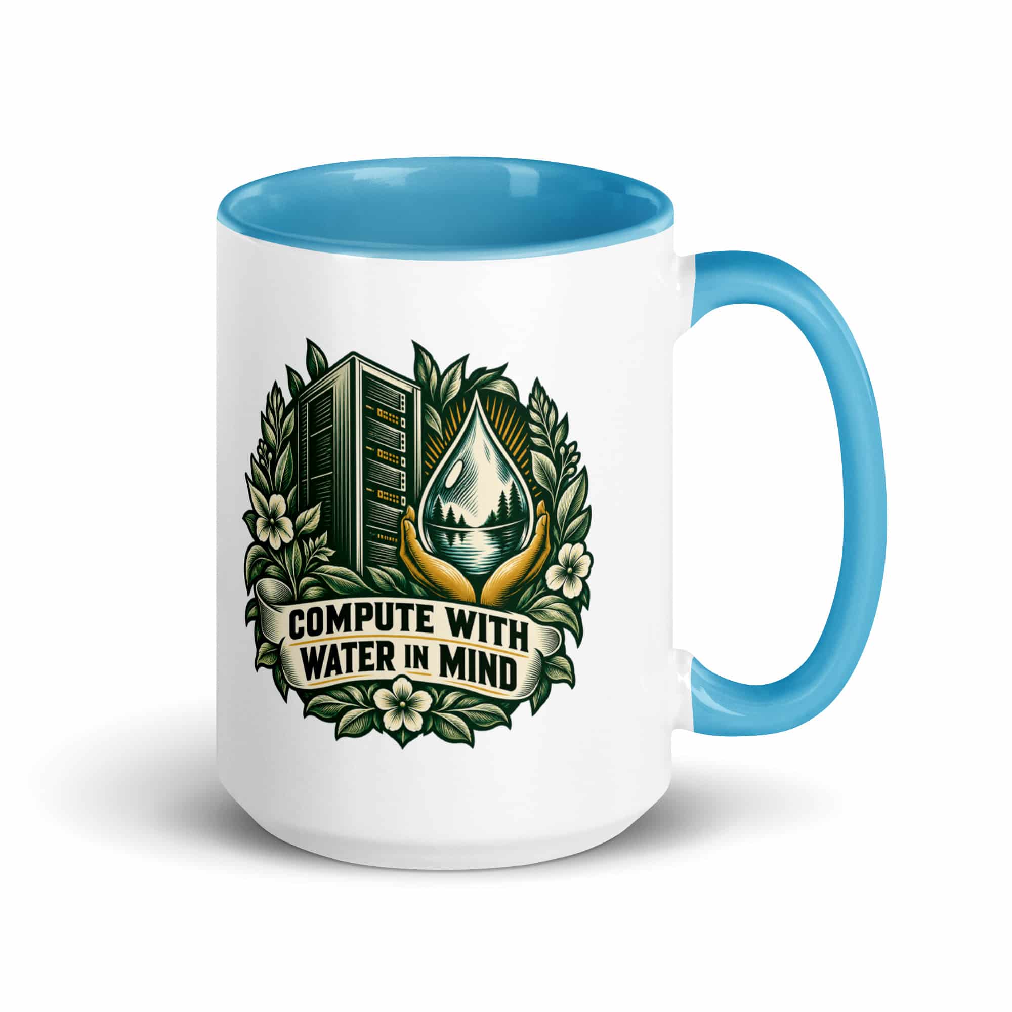 Color Inside Coffee Mug: Compute with water in mind
