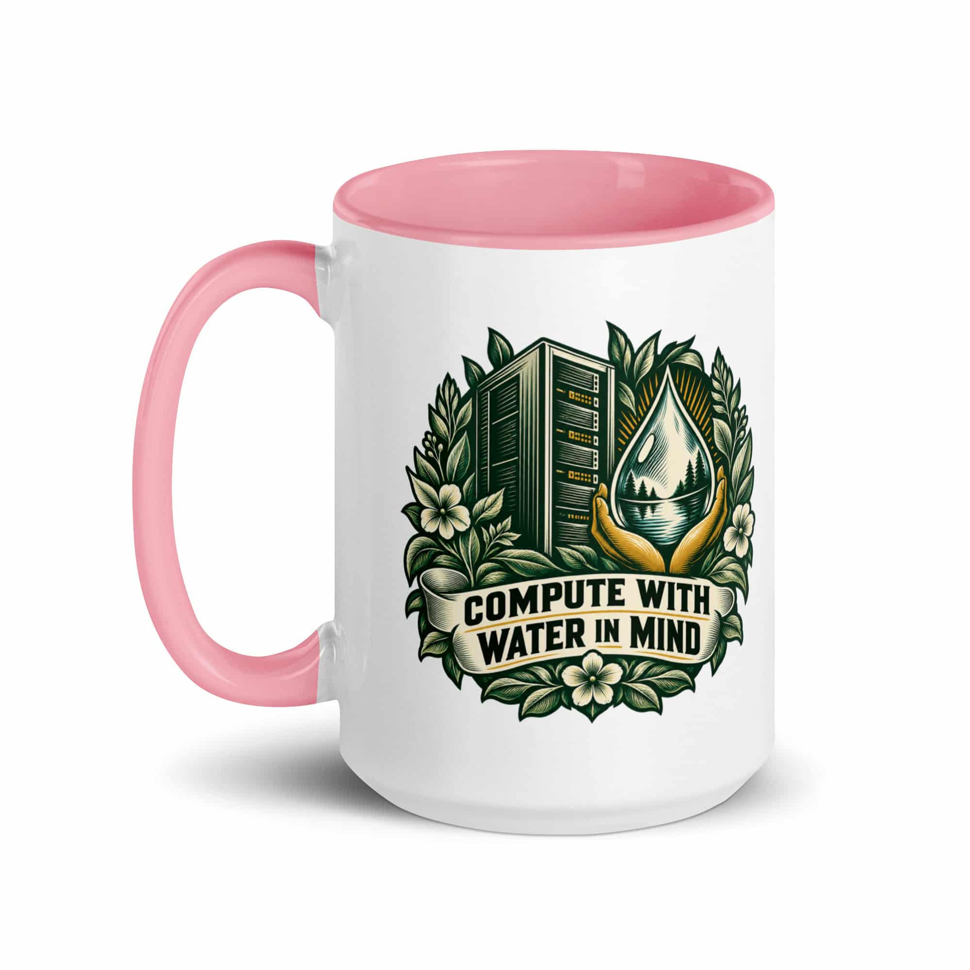 Color Inside Coffee Mug: Compute with water in mind
